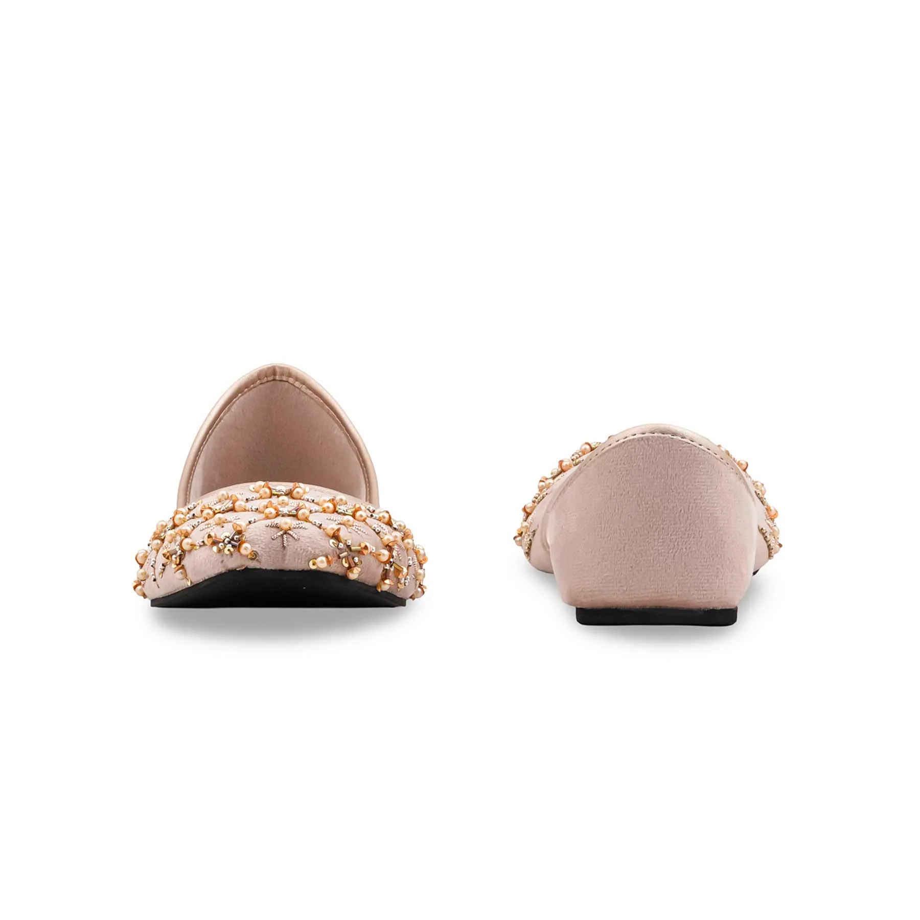 Golden Fancy Khussa For Ladies EC8626 - Image 4