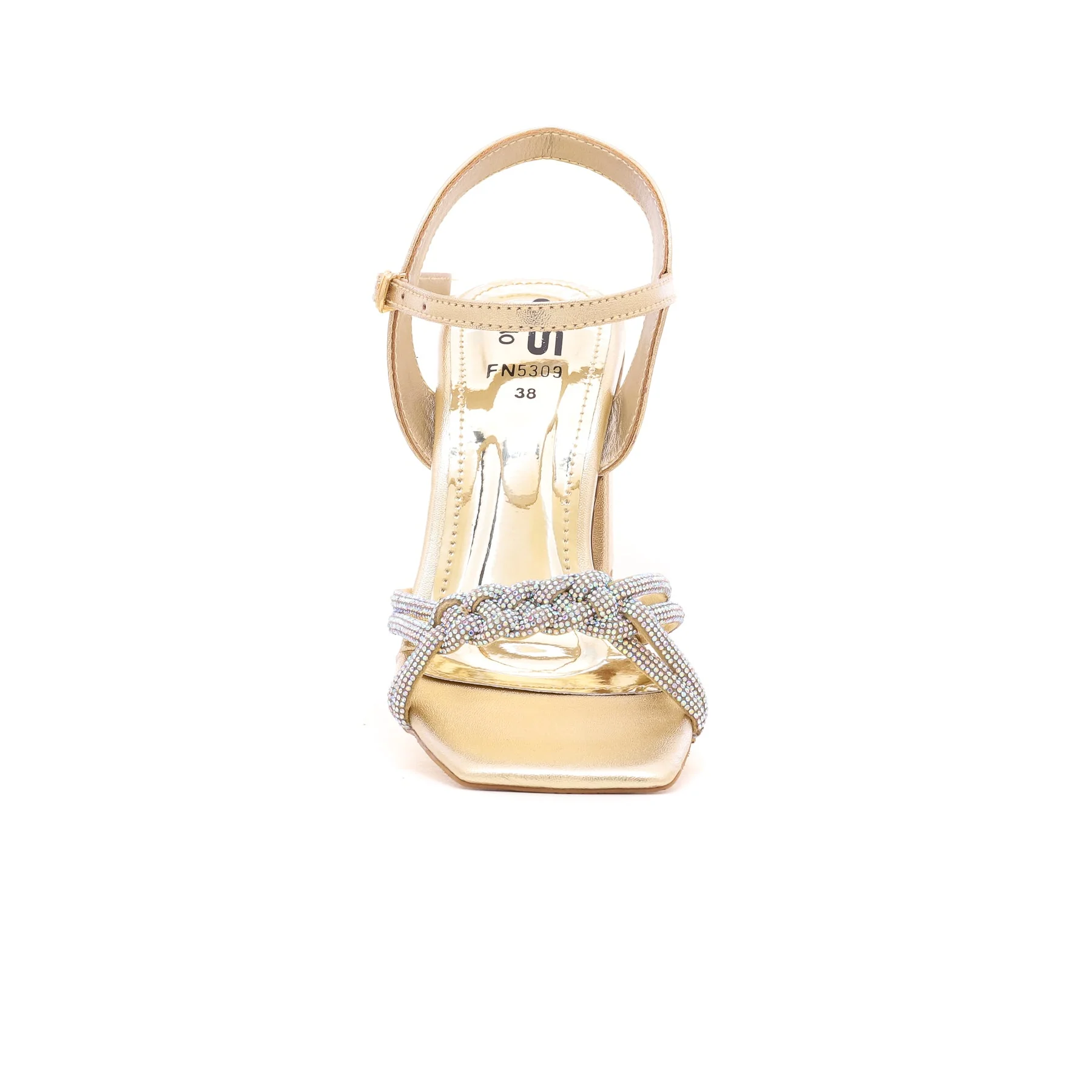 Golden Fancy Sandal FN5309 - Image 3