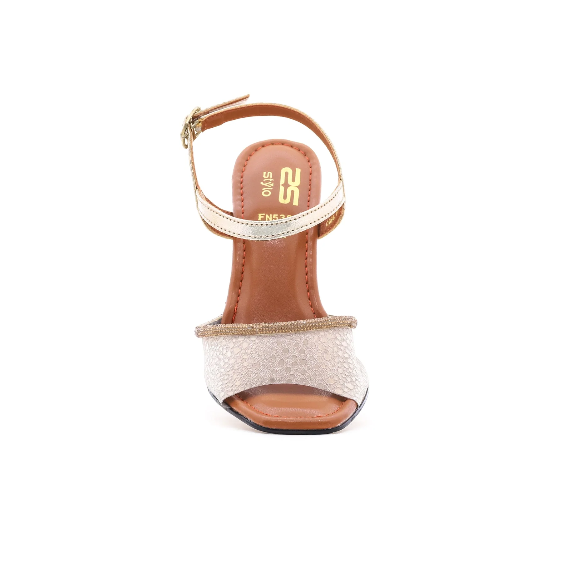Golden Fancy Sandal FN5384 - Image 3
