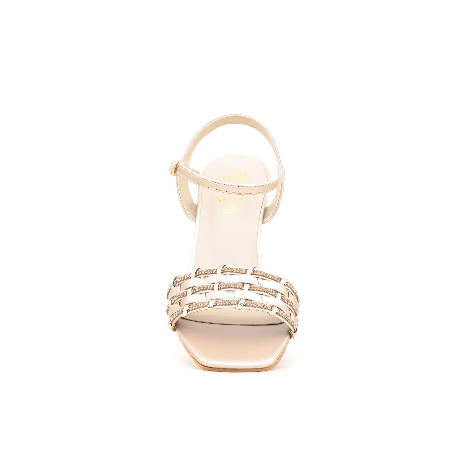 Golden Fancy Sandal FN5441 - Image 3