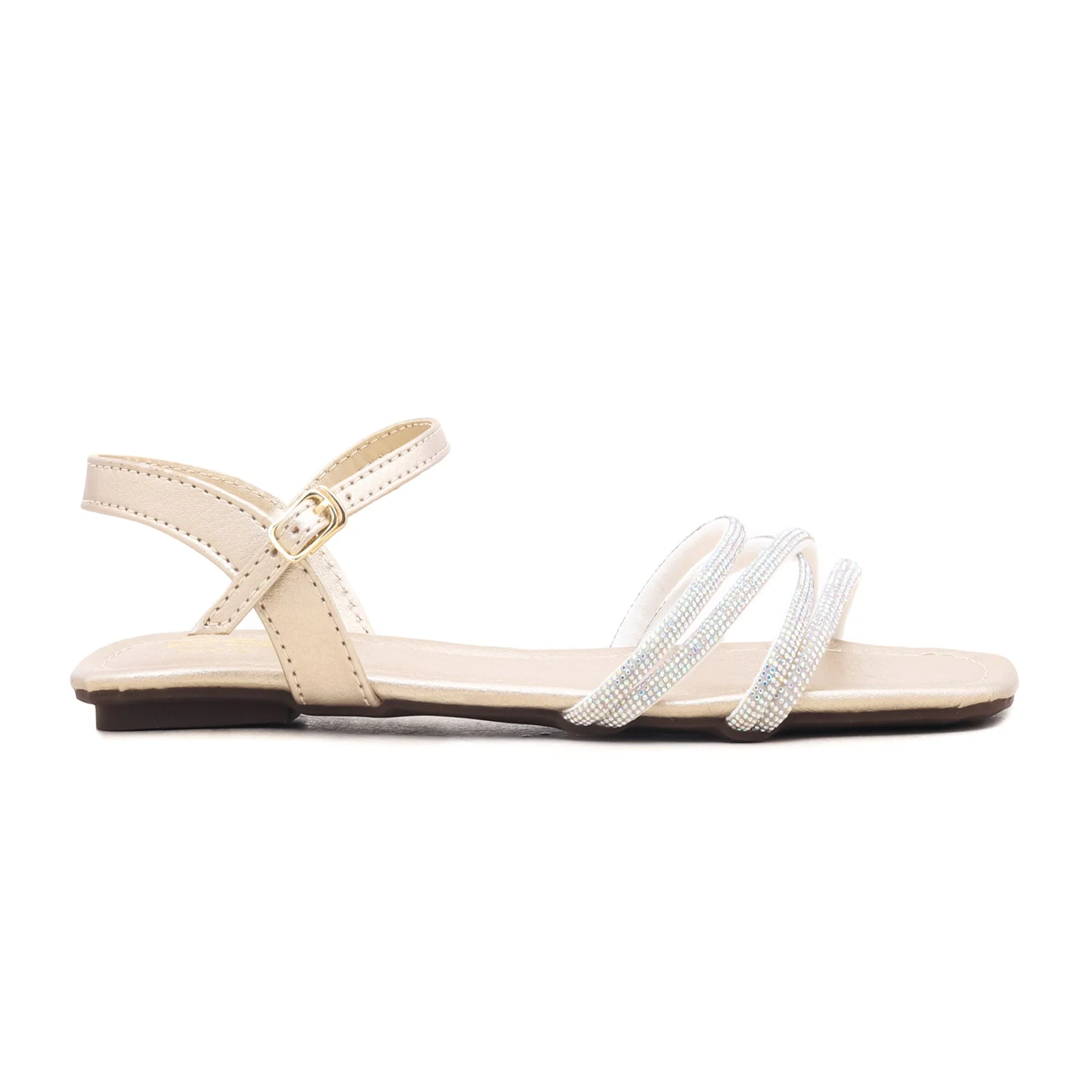 Golden Fancy Sandal FN5479 - Image 2