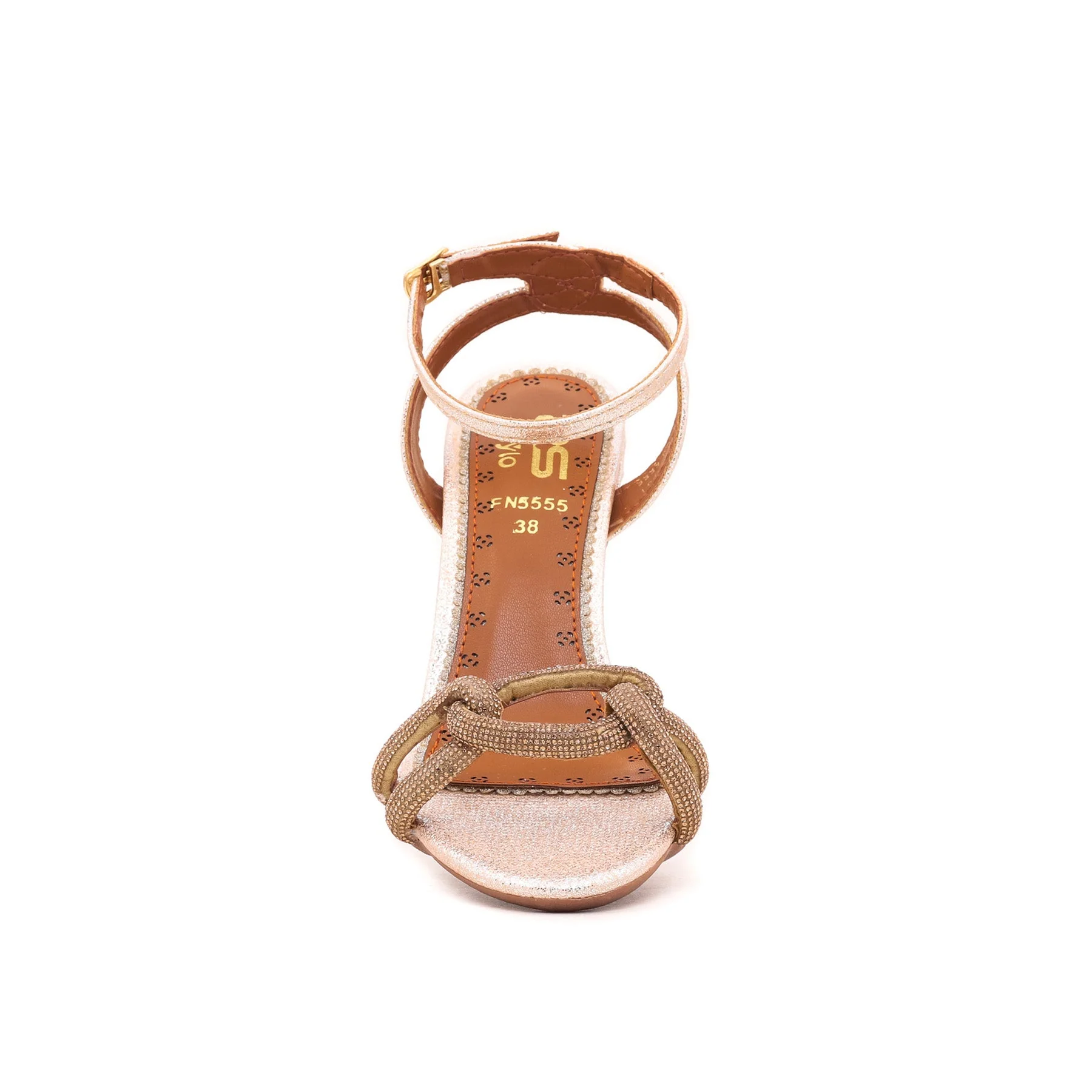 Golden Fancy Sandal FN5555 - Image 3