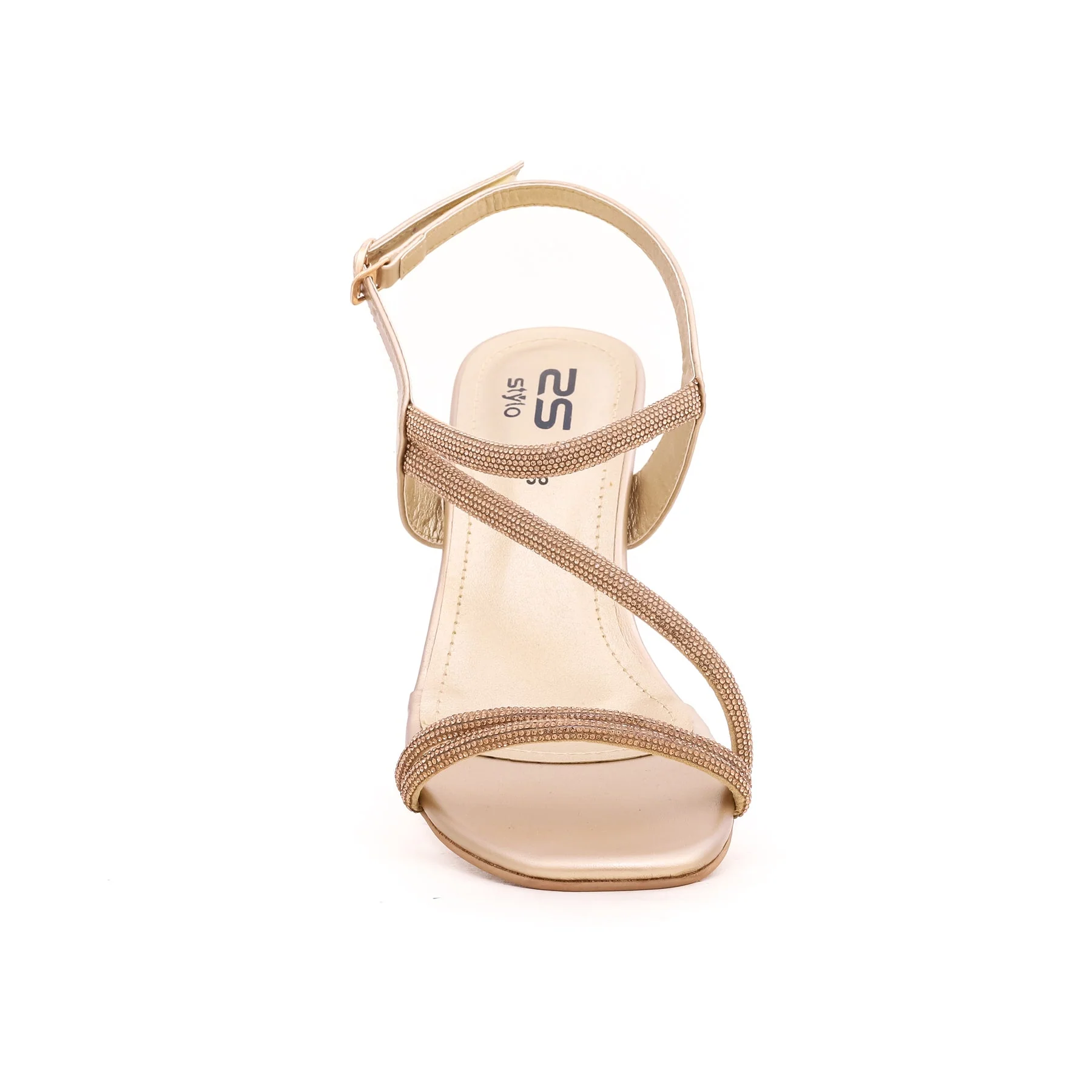 Golden Fancy Sandal FN5585 - Image 3
