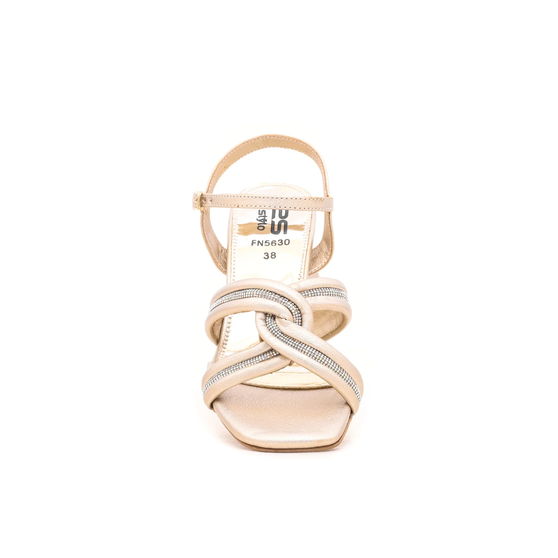 Golden Fancy Sandal FN5630 - Image 3