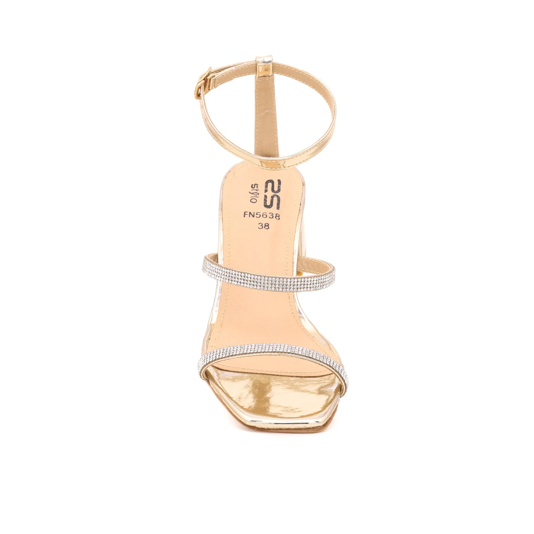 Golden Fancy Sandal FN5638 - Image 3