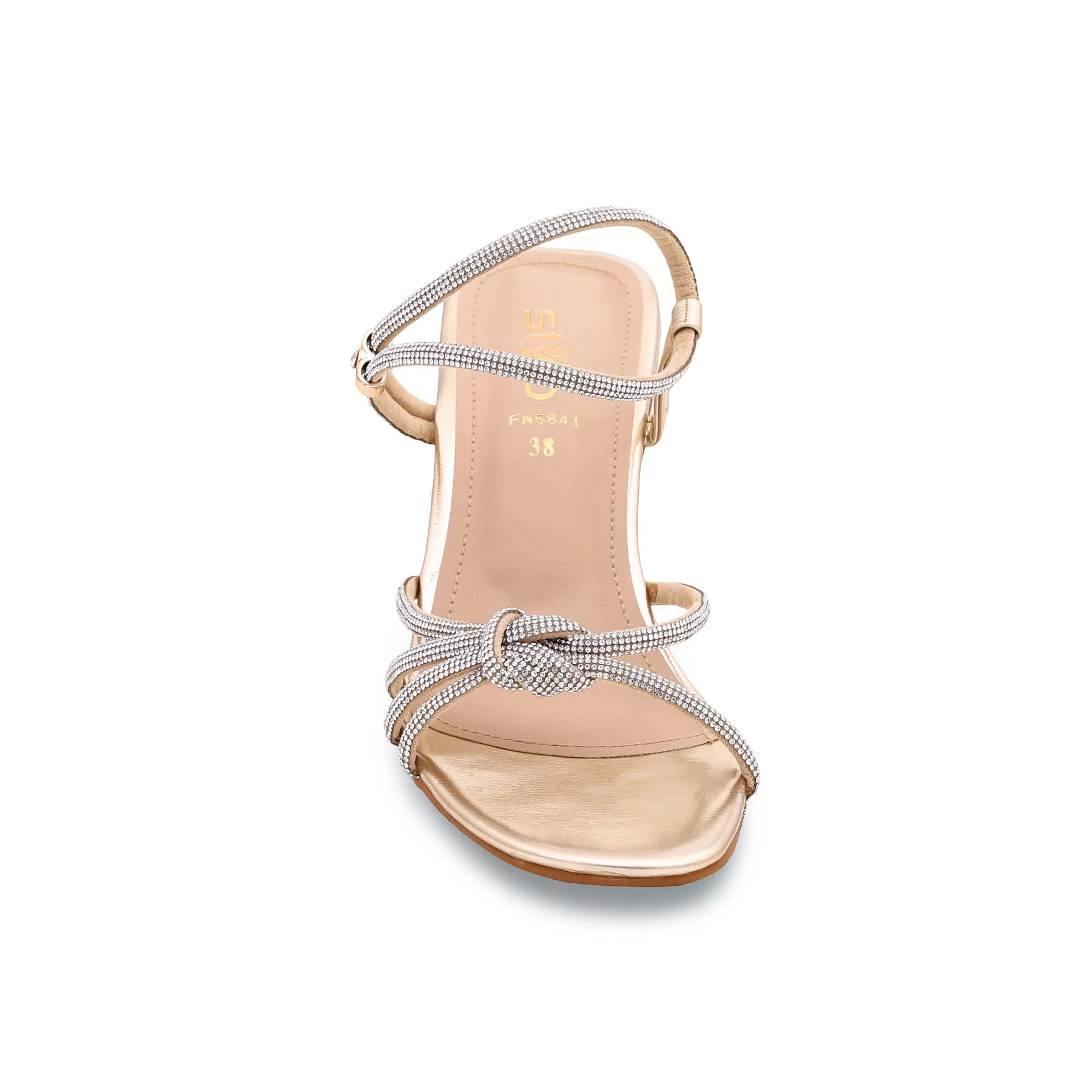 Golden Fancy Sandal FN5841 - Image 4
