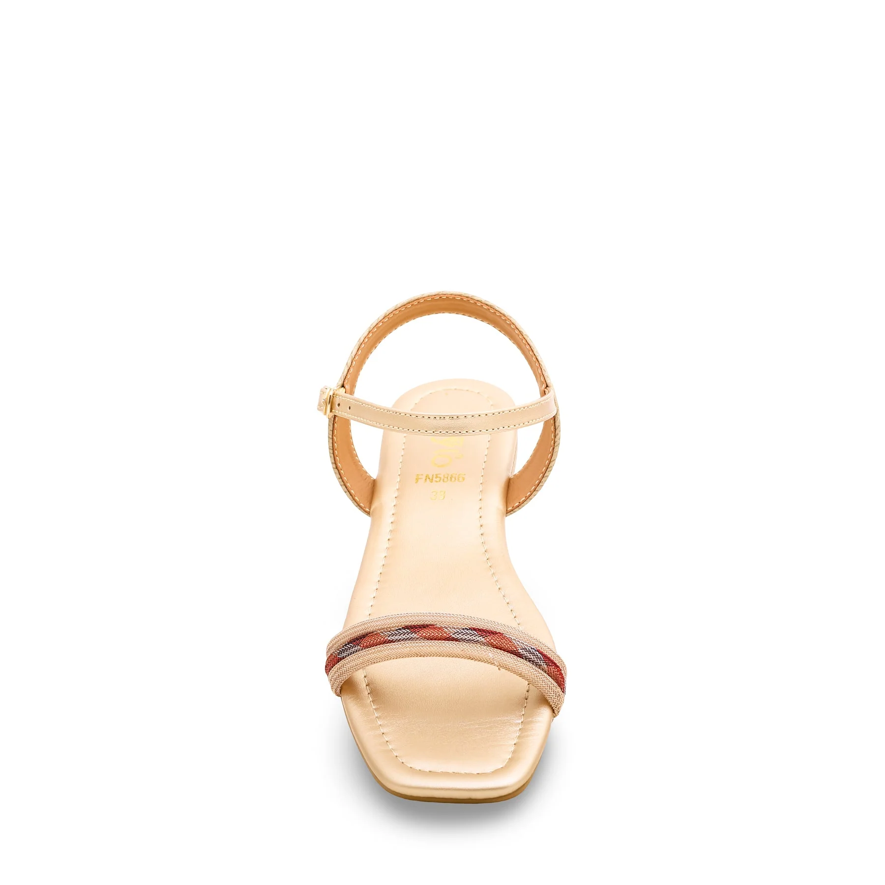 Golden Fancy Sandal FN5866 - Image 3