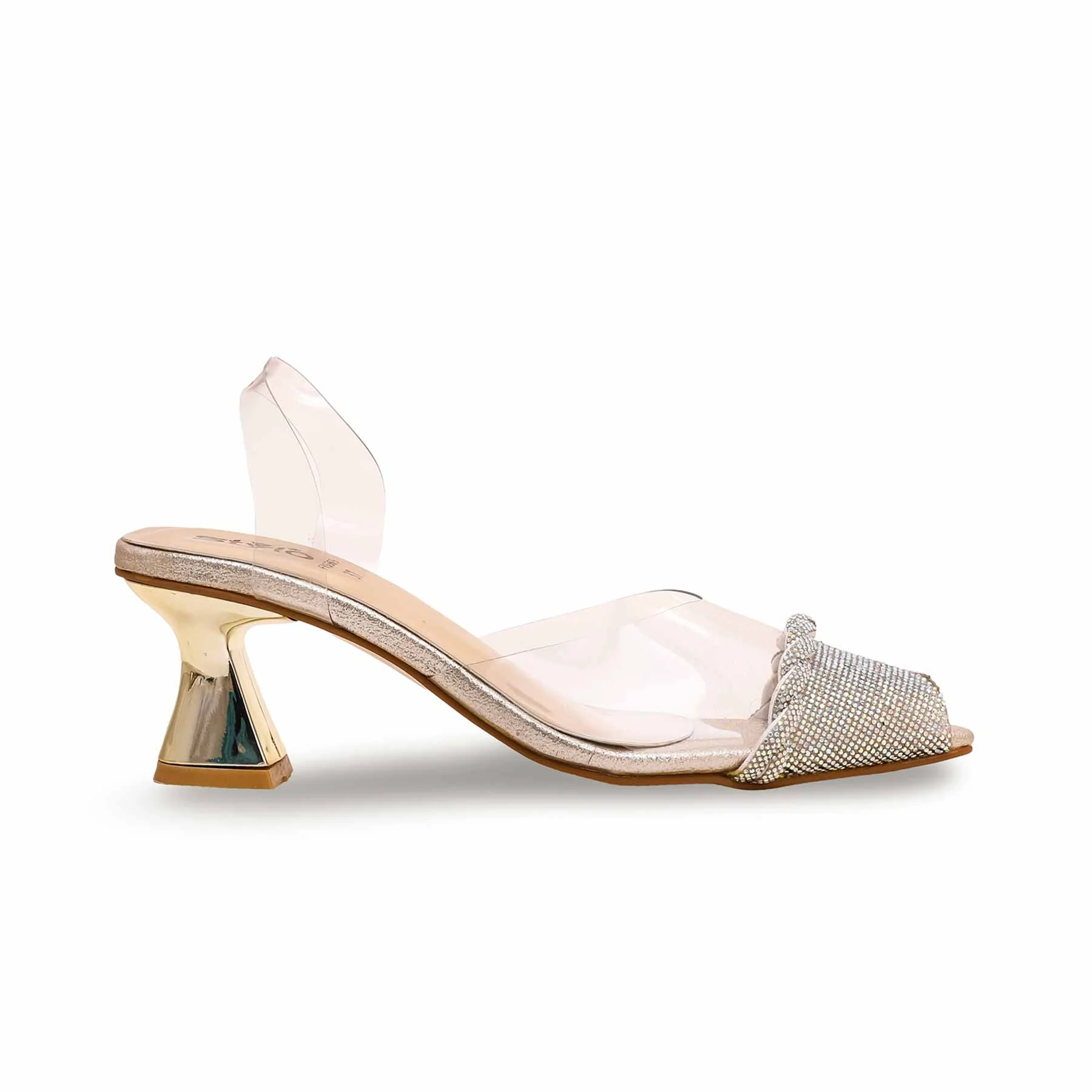 Golden Fancy Sandal FN5969 - Image 2