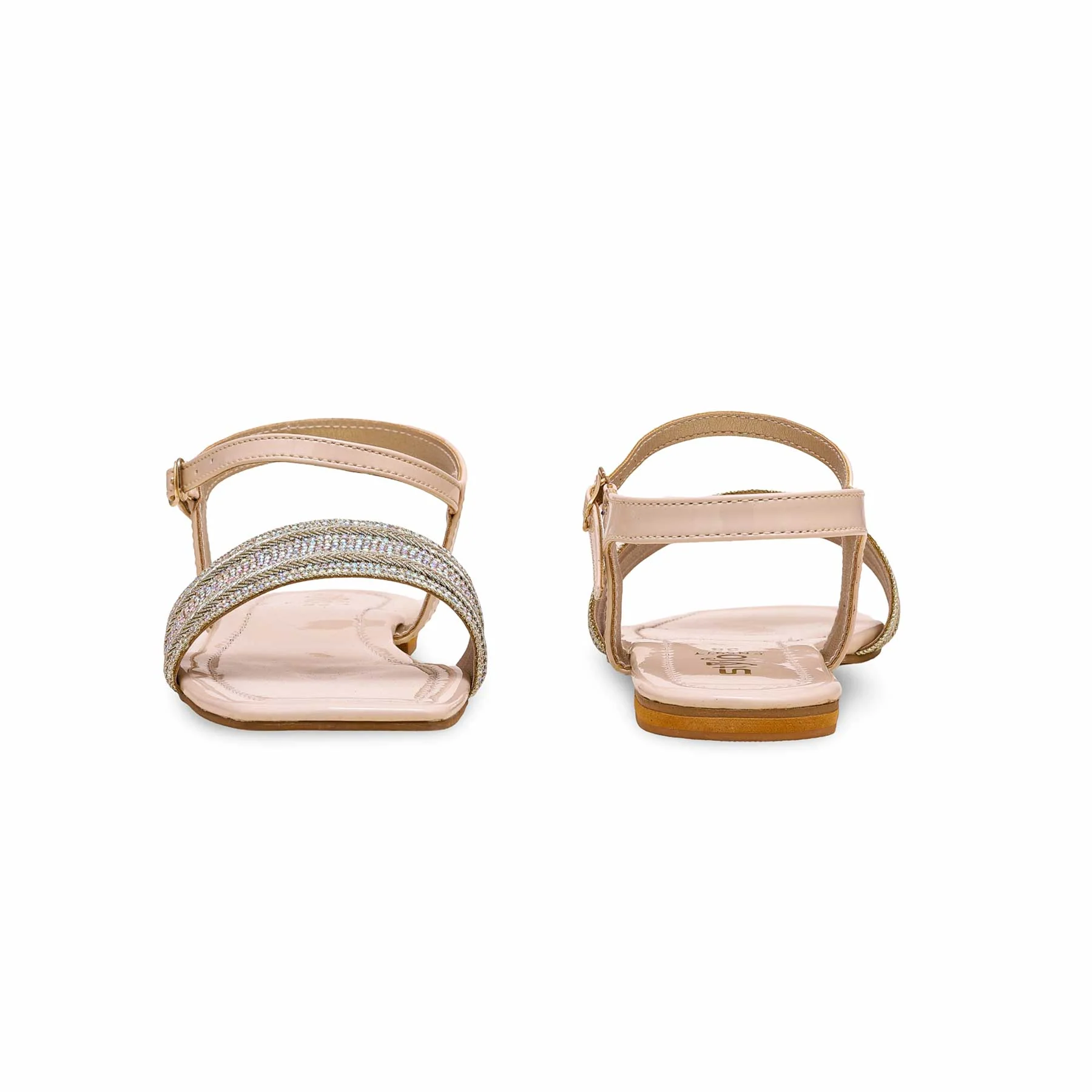 Golden Fancy Sandal FN5977 - Image 3