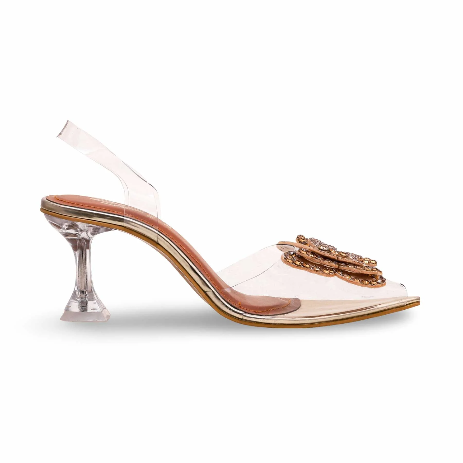 Golden Fancy Sandal FN6003 - Image 2