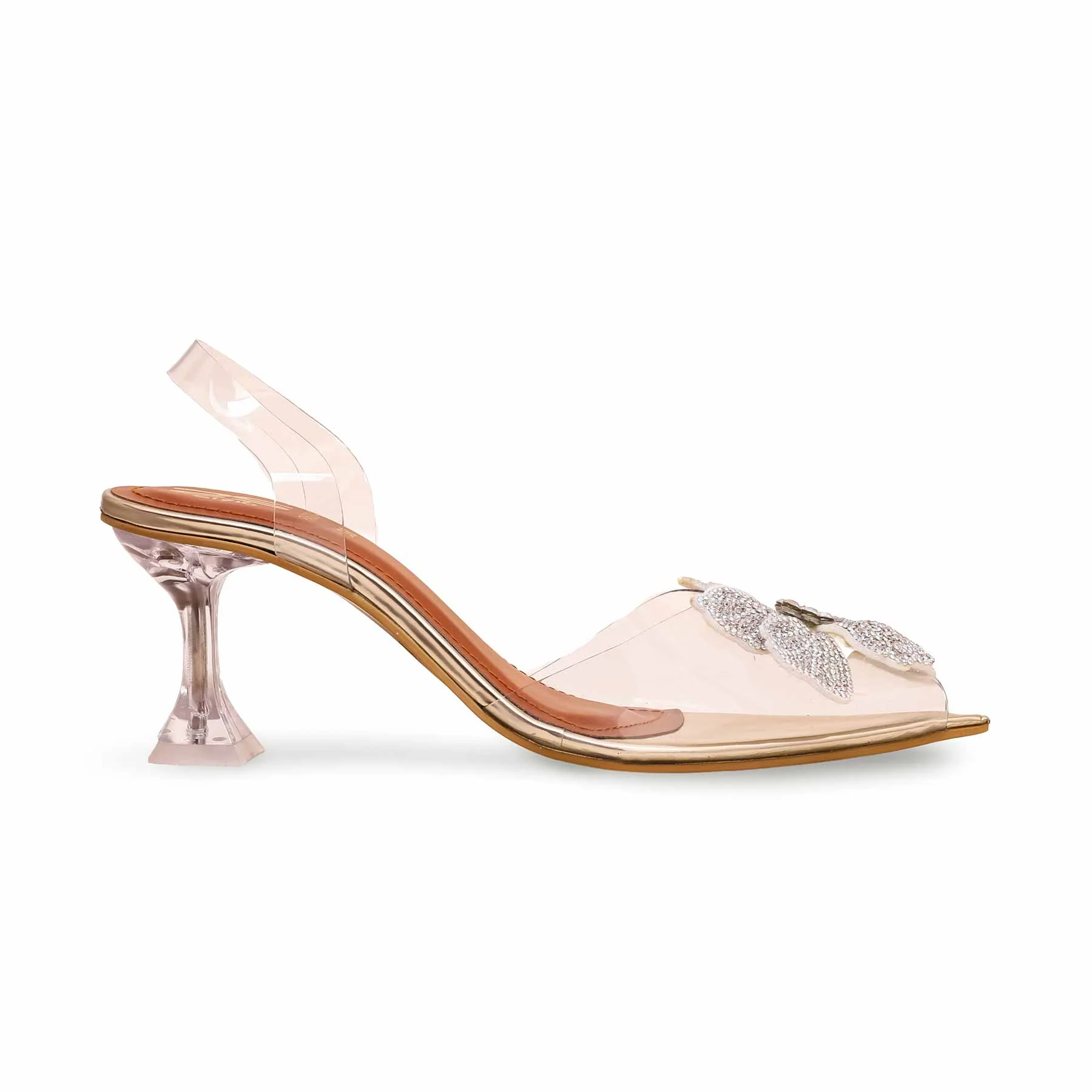 Golden Fancy Bridal Sandal FN6004 - Image 2