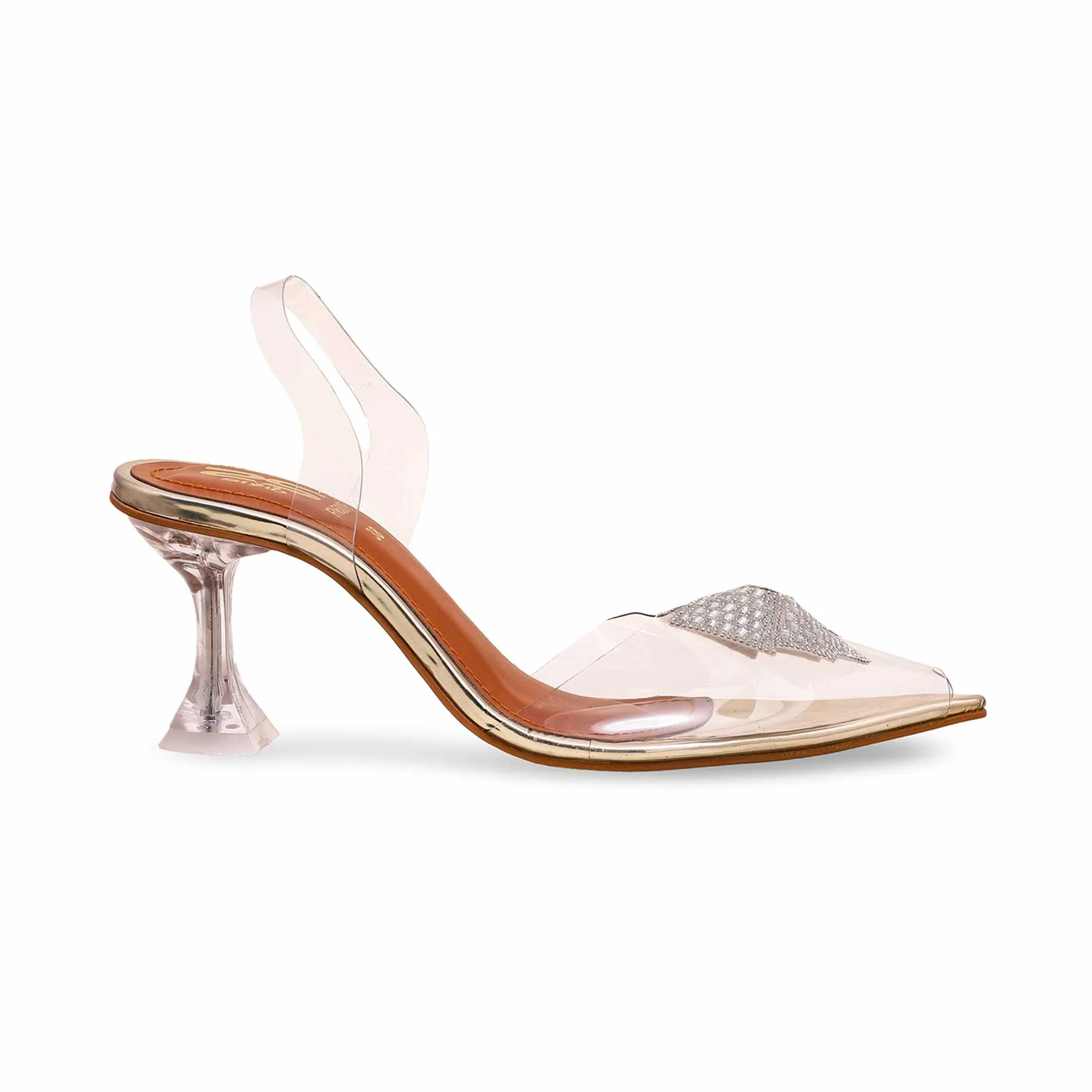Golden Fancy Bridal Sandal FN6006 - Image 2