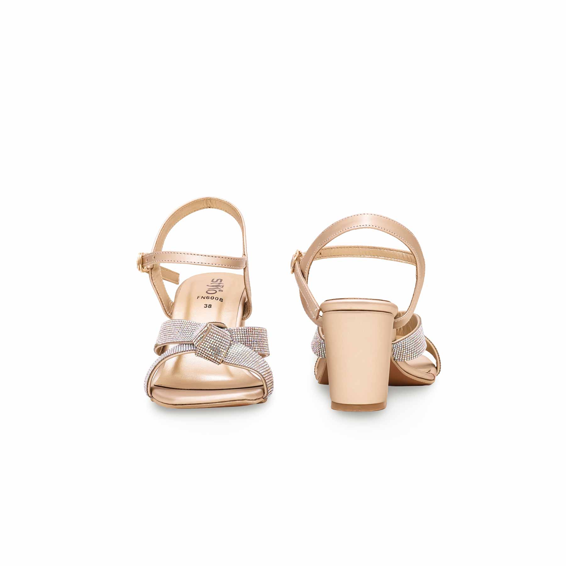 Golden Fancy Sandal FN6008 - Image 4