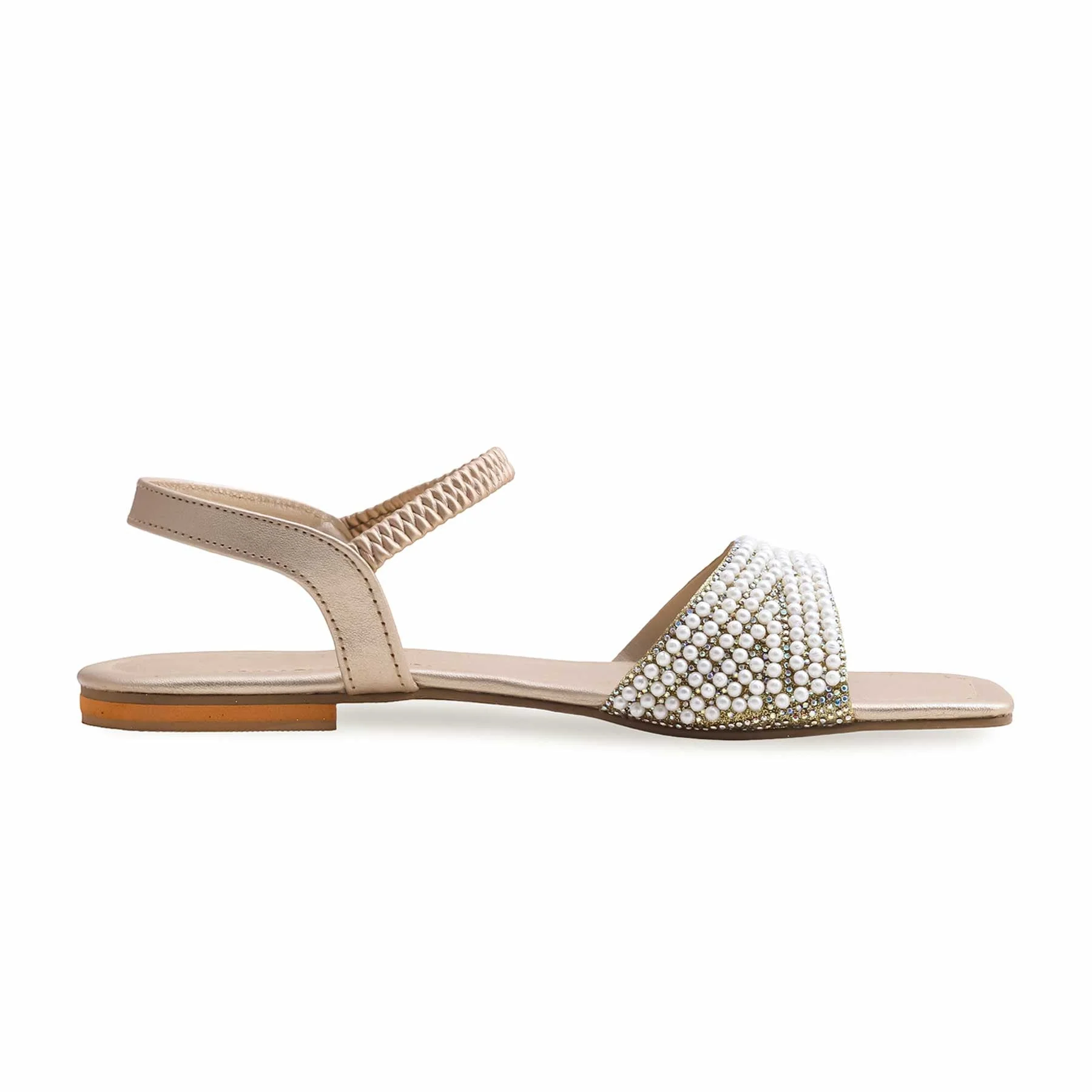 Golden Fancy Sandal FN6053 - Image 2