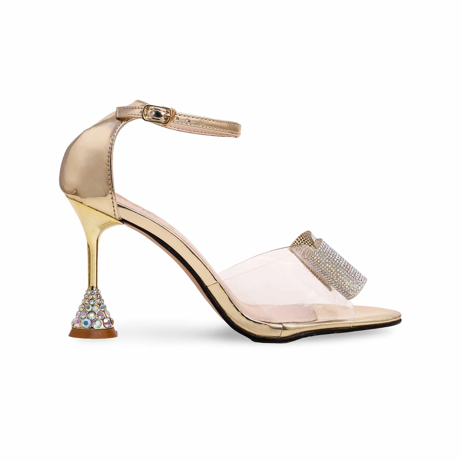 Golden Fancy Sandal FN6062 - Image 2