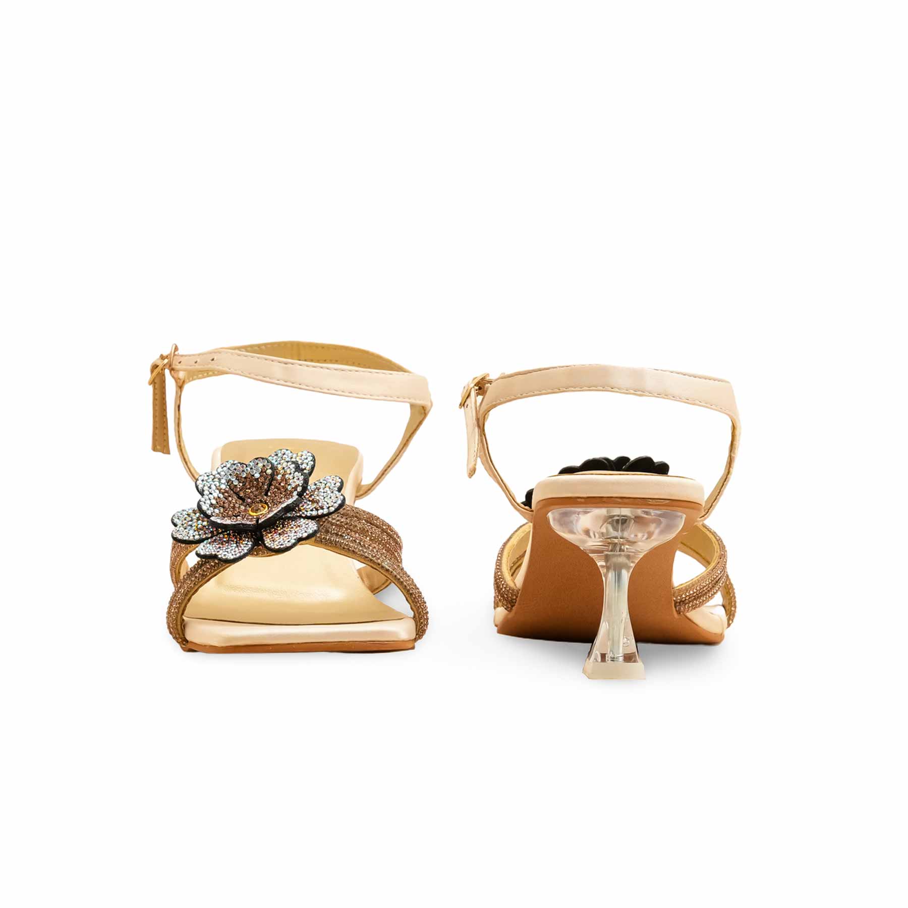 Golden Fancy Sandal FN6138 - Image 4