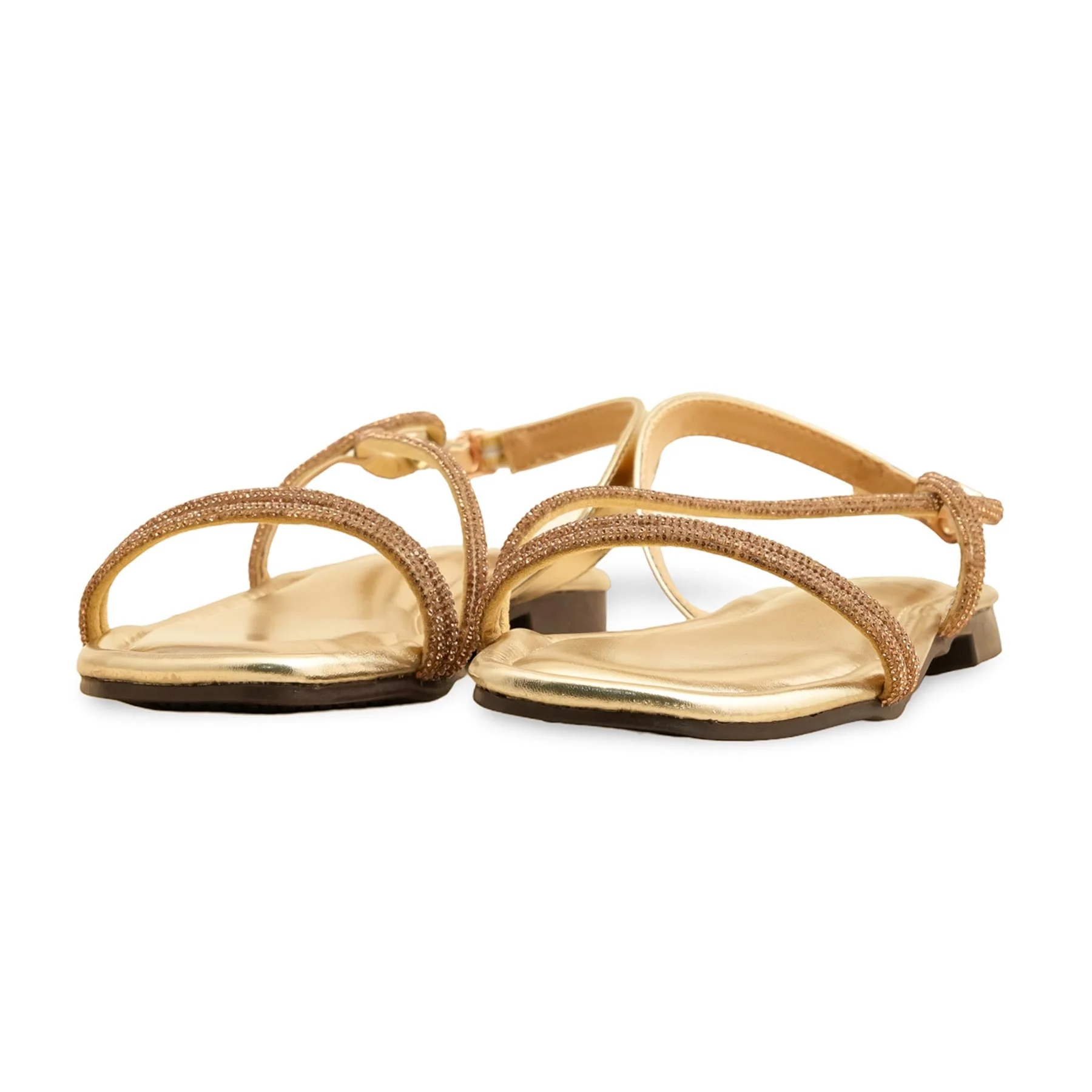 Golden Fancy Sandal FN6162 - Image 3