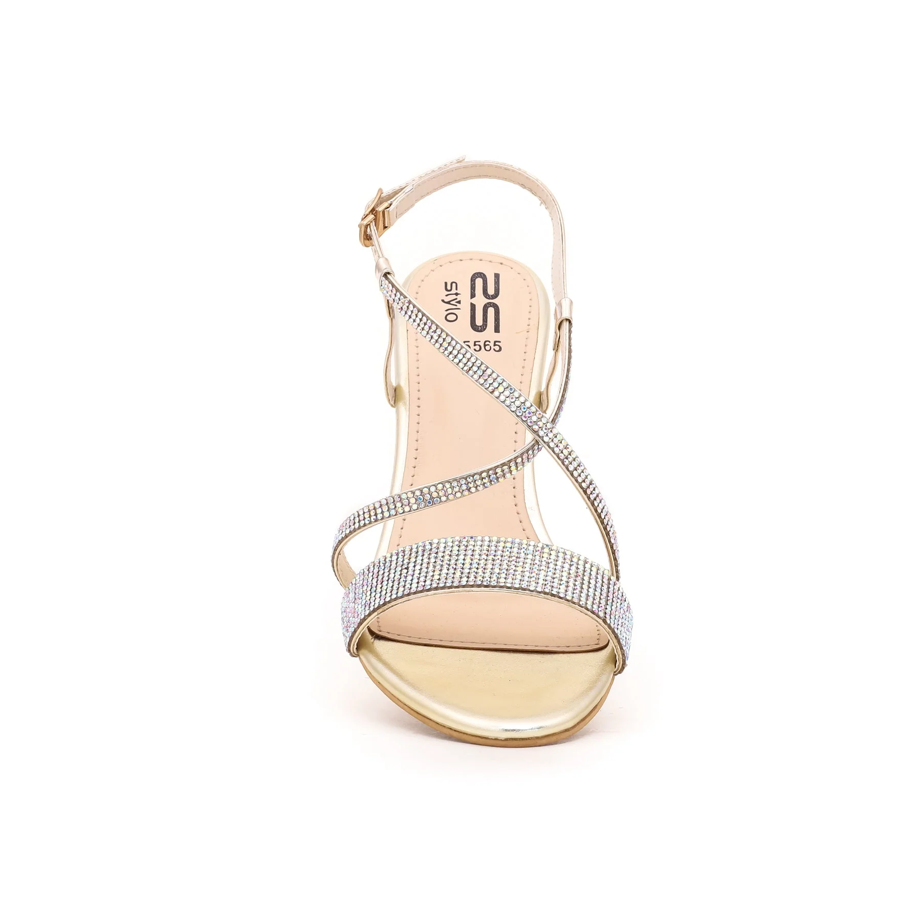 Golden Fancy Sandal FN5565 - Image 3