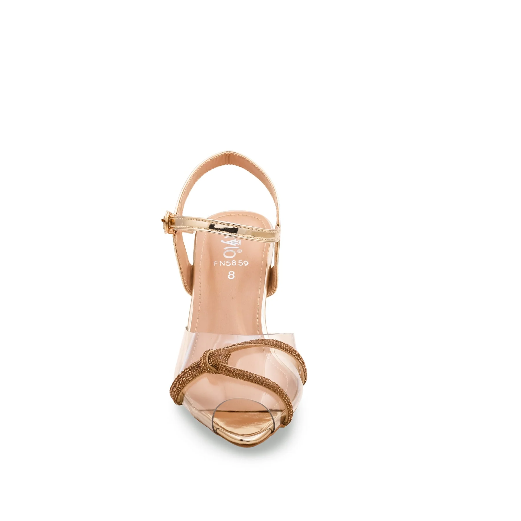 Golden Fancy Sandal FN5859 - Image 3
