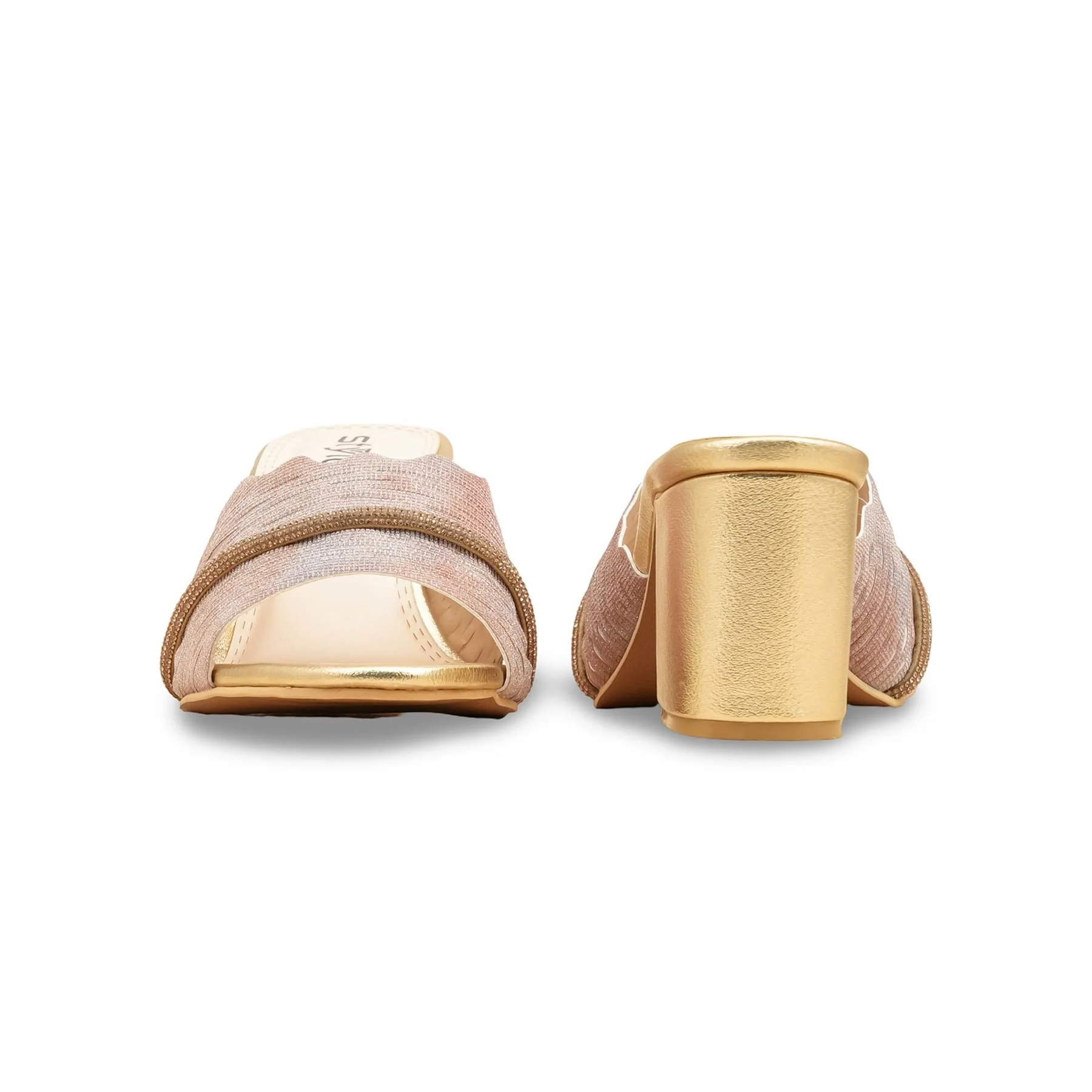 Golden Fancy Slipper For Women FN8005 - Image 4