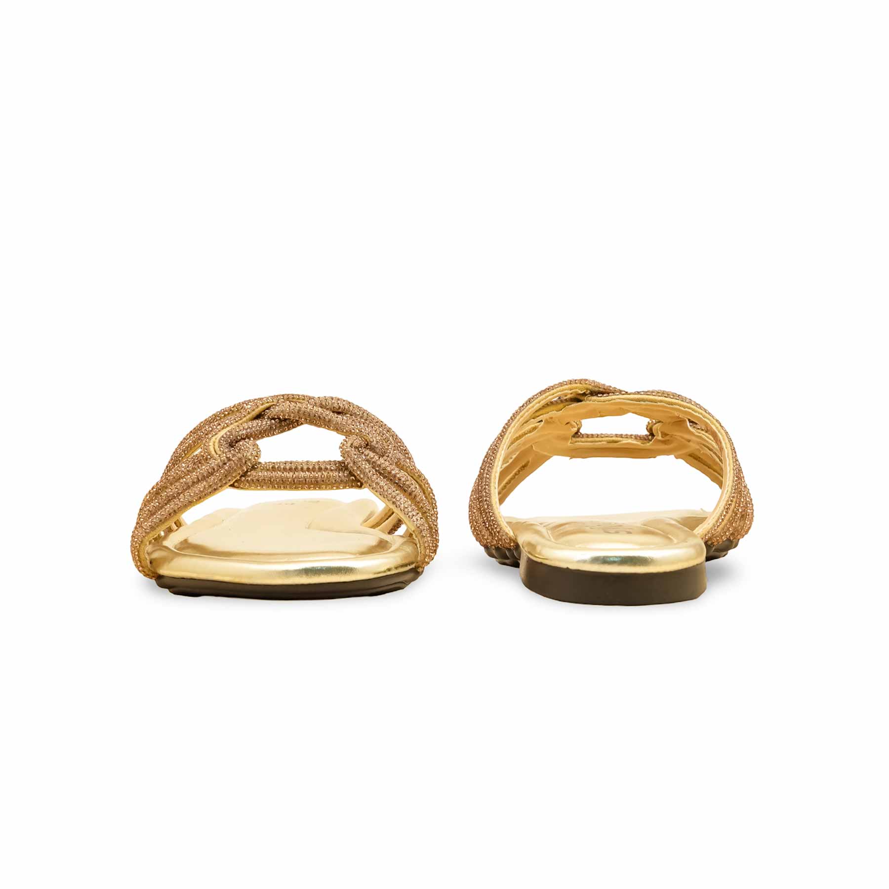 Golden Fancy Slipper For Women FN8012 - Image 4
