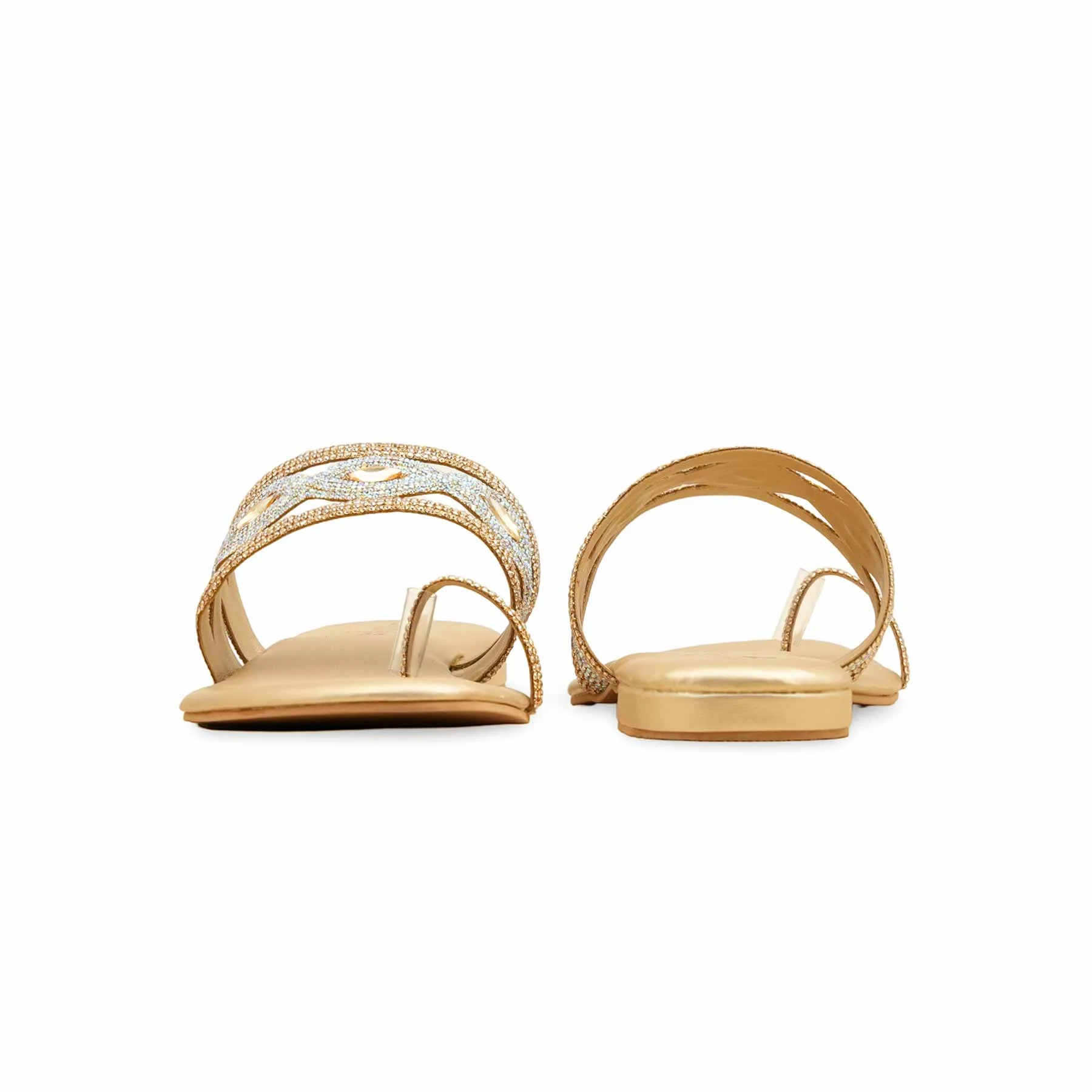 Golden Fancy Women Chappal  FN0810 - Image 4