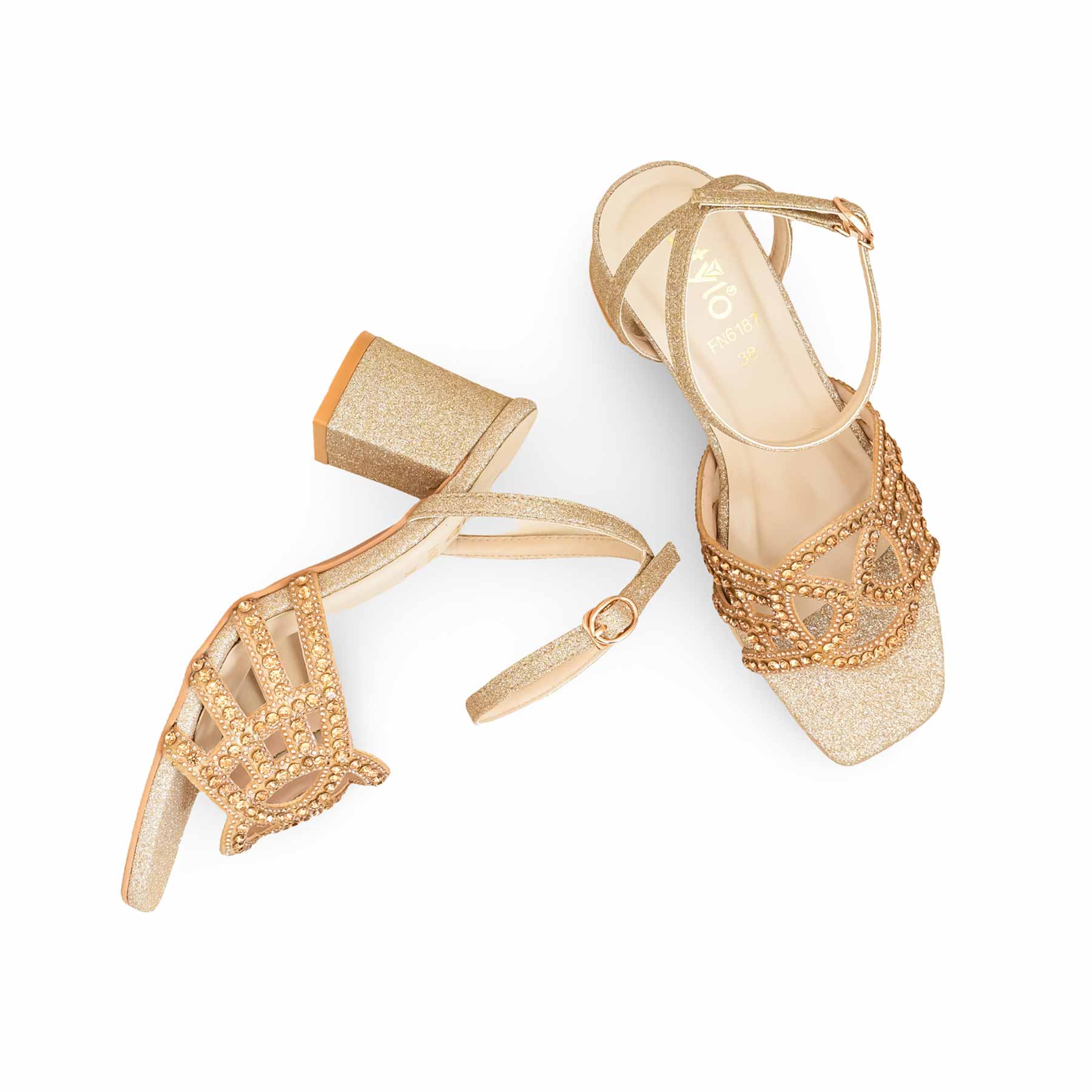 Golden Fancy Women Sandal FN6187 - Image 6