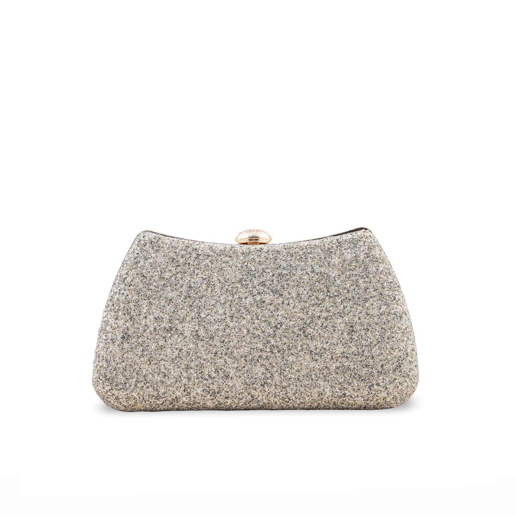 Golden Formal Clutch For Ladies P15705 - Image 4