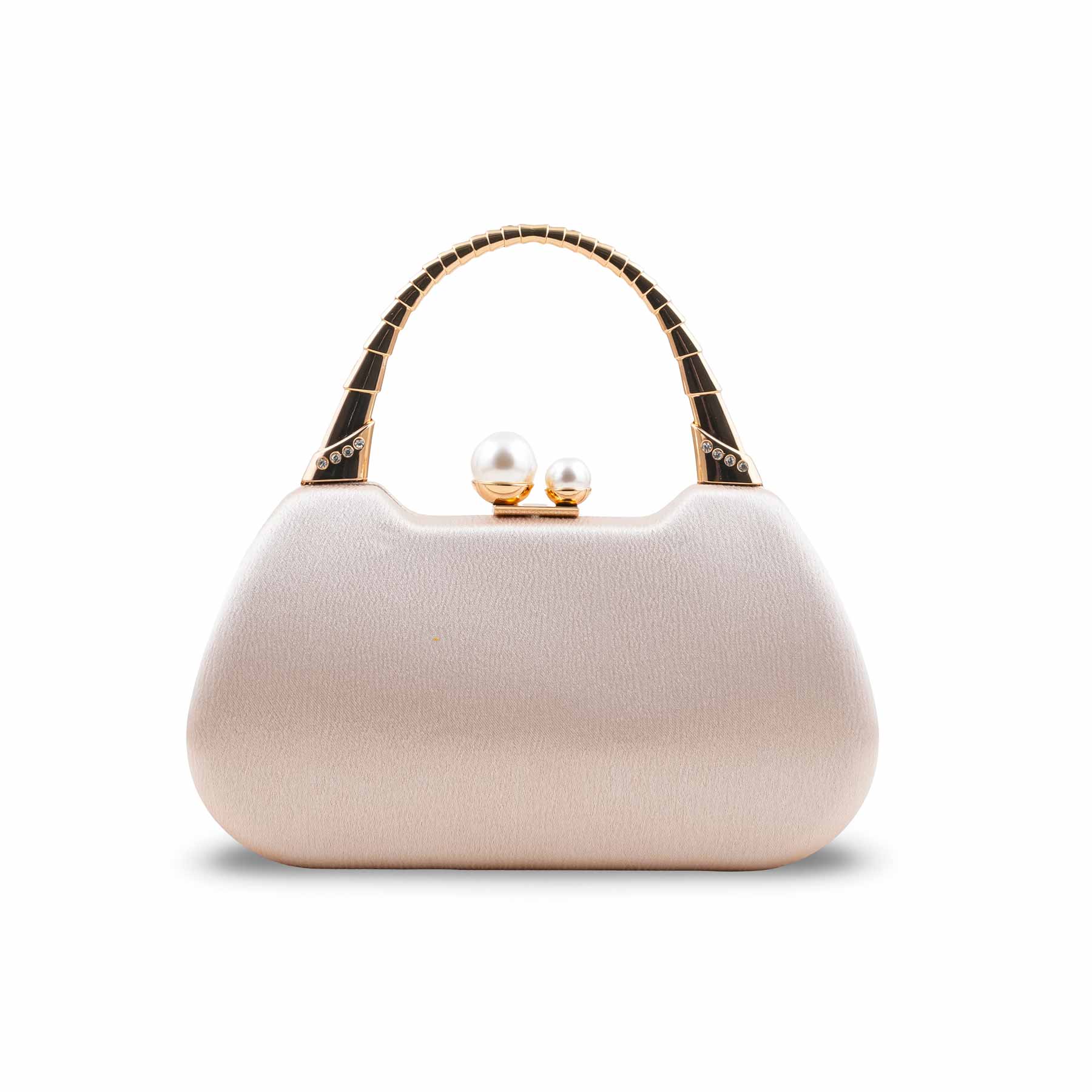 Golden Formal Clutch For Ladies P24405 - Image 2