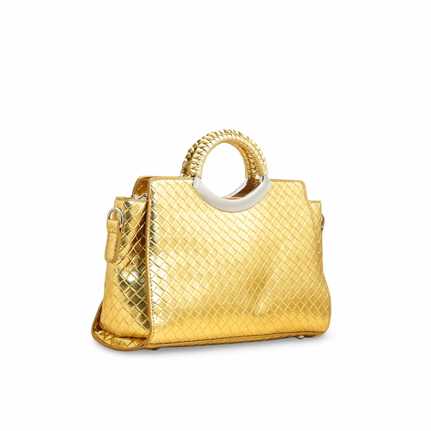 Golden Formal Hand Bag P36394 - Image 3