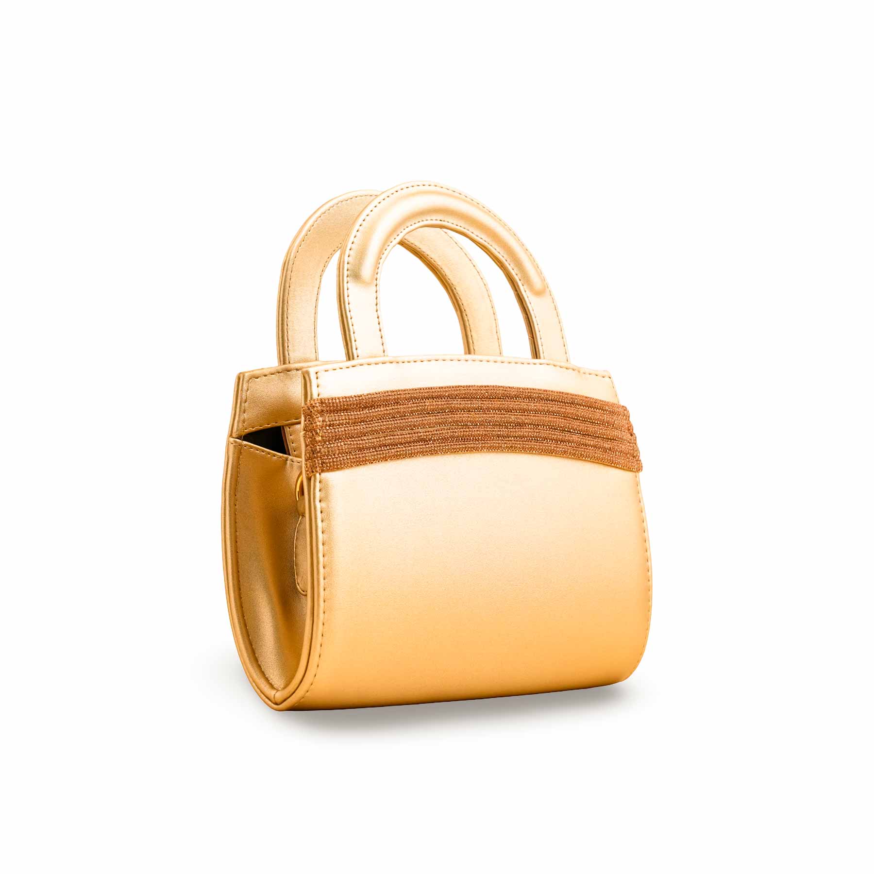 Golden Formal Hand Bag P55730 - Image 3