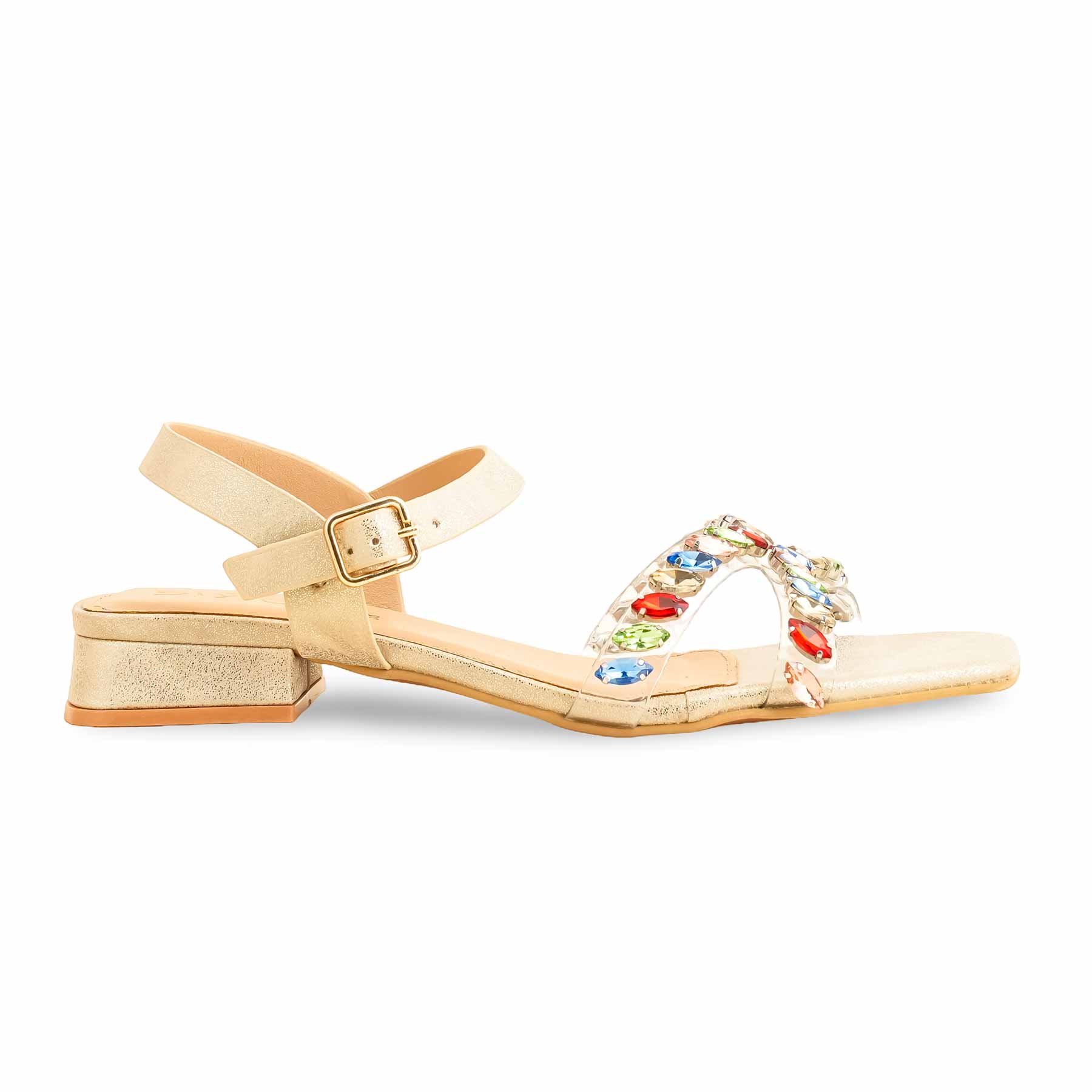Golden Formal Sandal FR5420 - Image 2