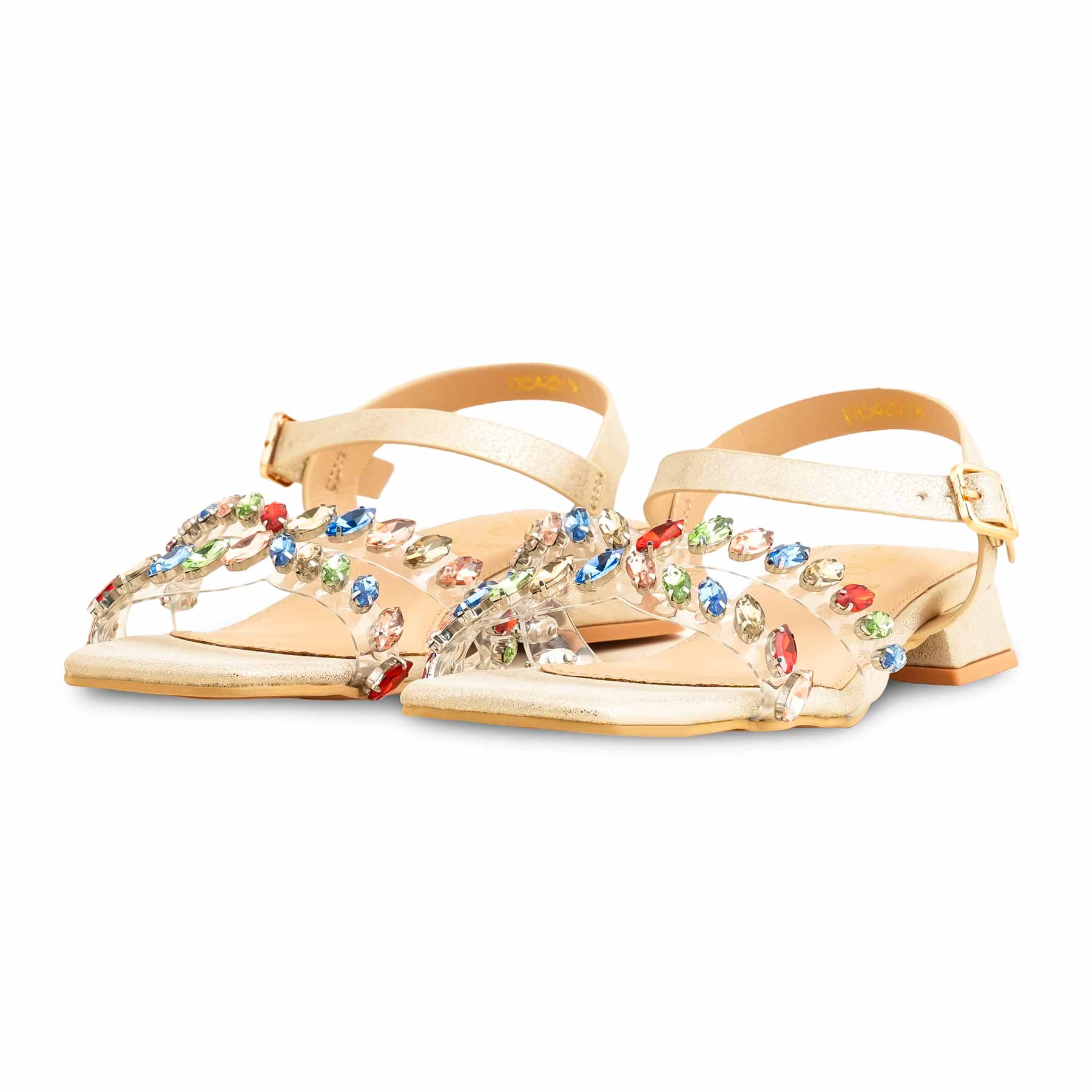 Golden Formal Sandal FR5420 - Image 3