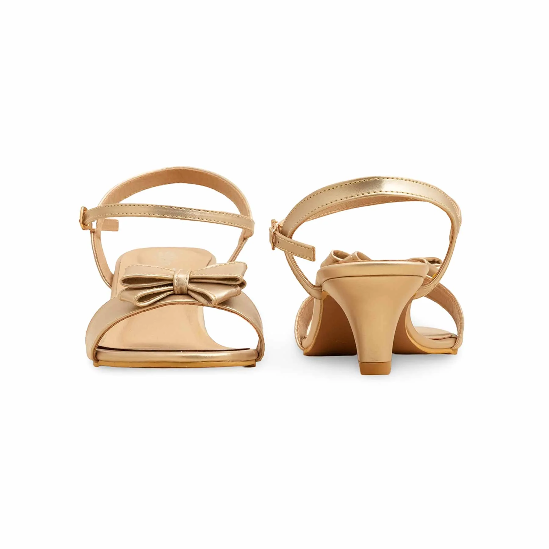 Golden Formal Sandal FR5461 - Image 4