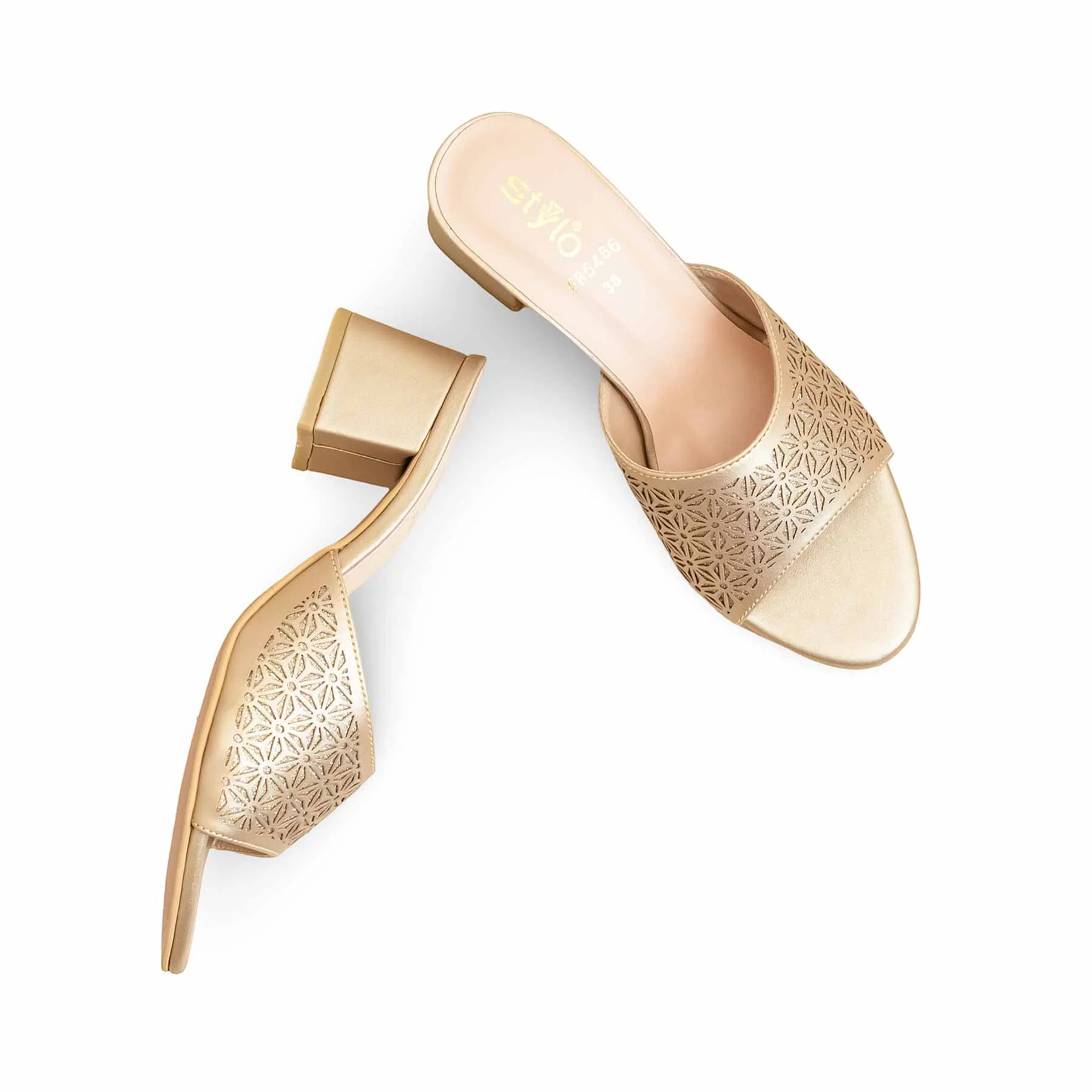 Golden Formal Slipper FR5466 - Image 5