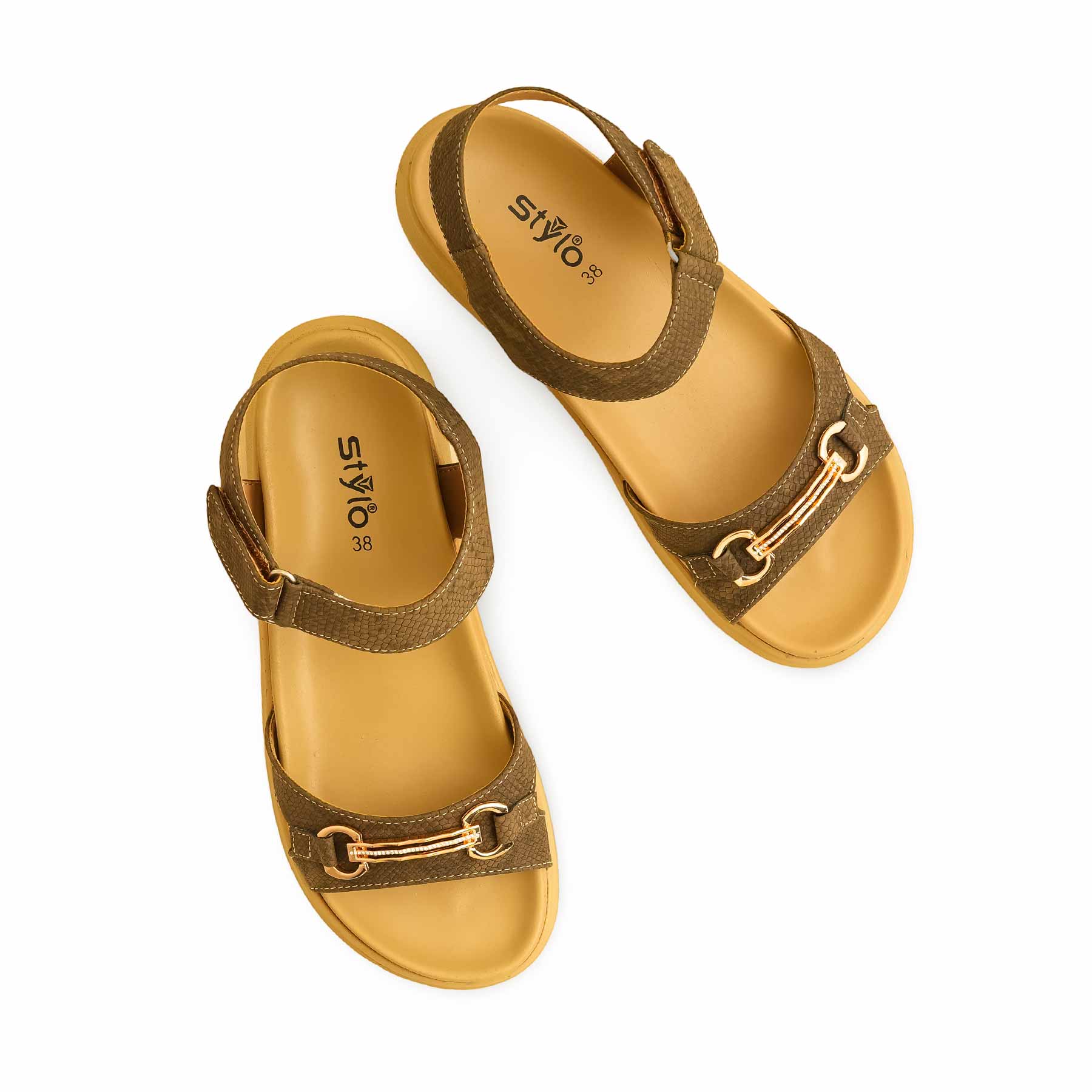 Golden Formal Sandal PU0563 - Image 5