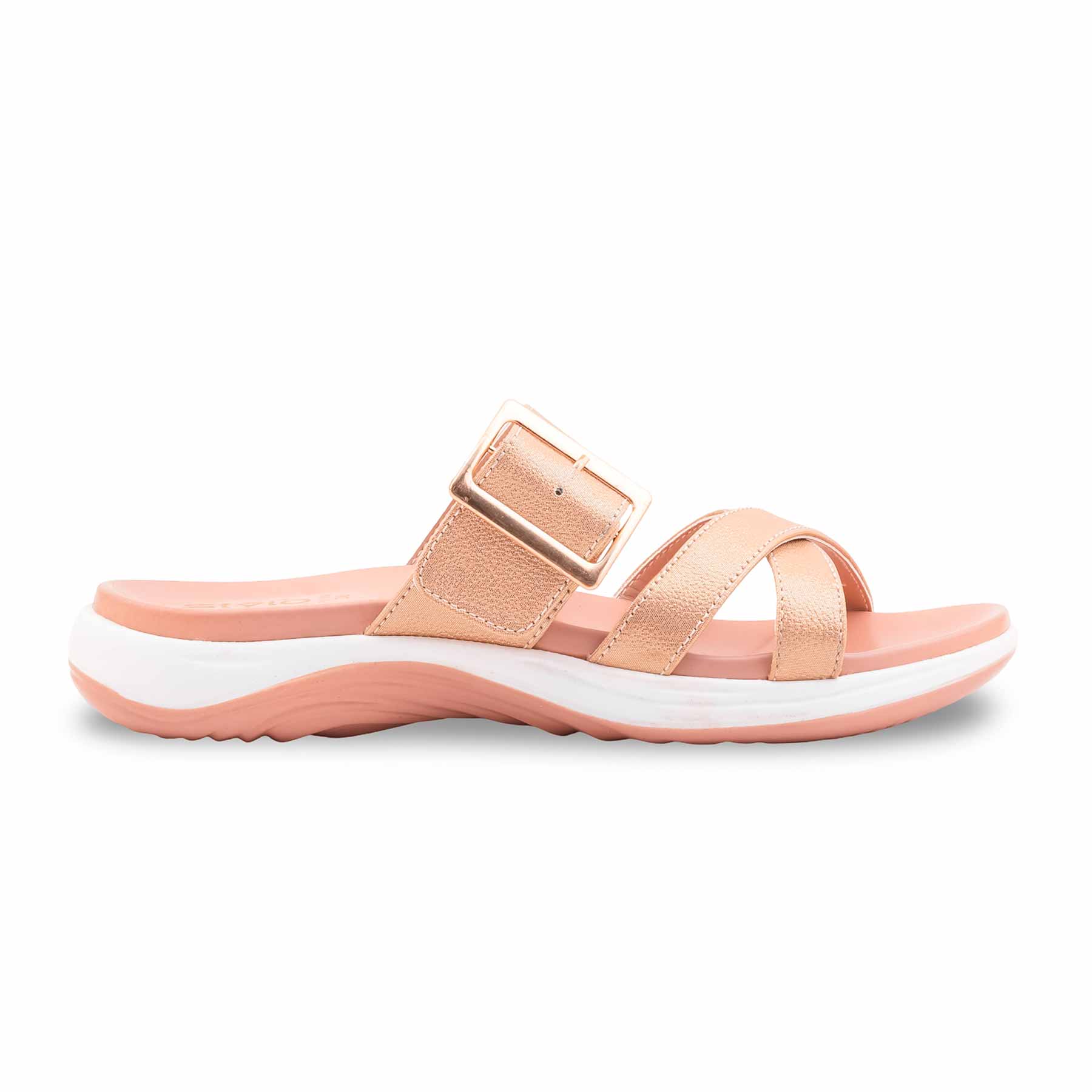 Golden Formal Slipper For Ladies PU0686 - Image 2