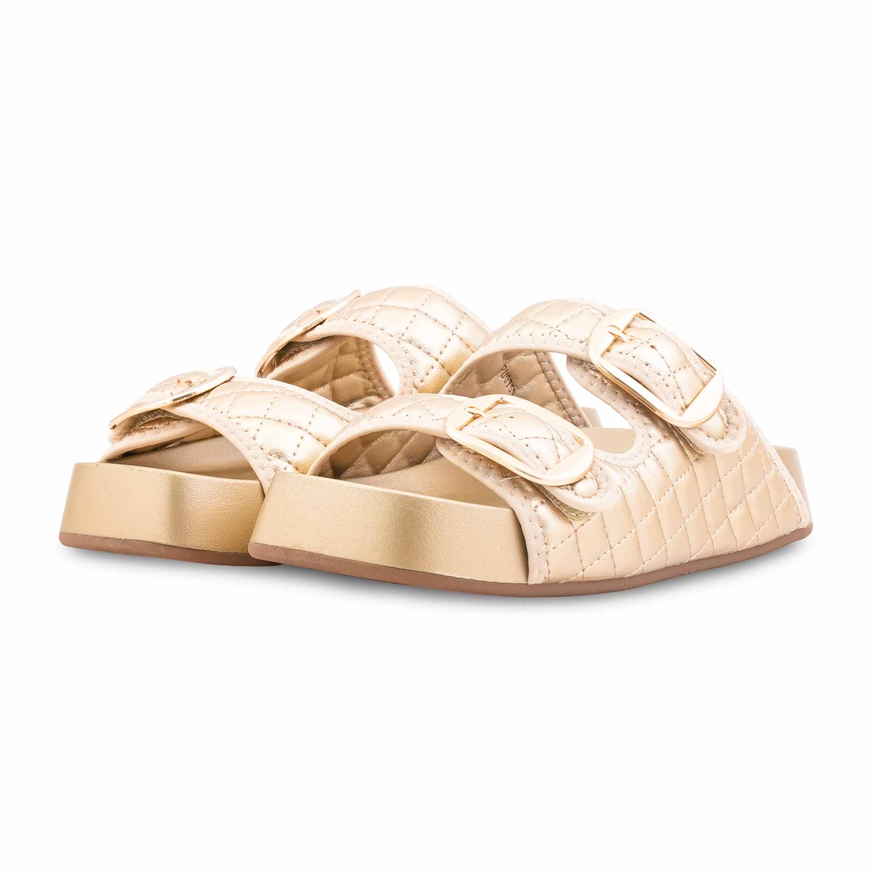 Golden Formal Slipper For Women PU0759 - Image 3