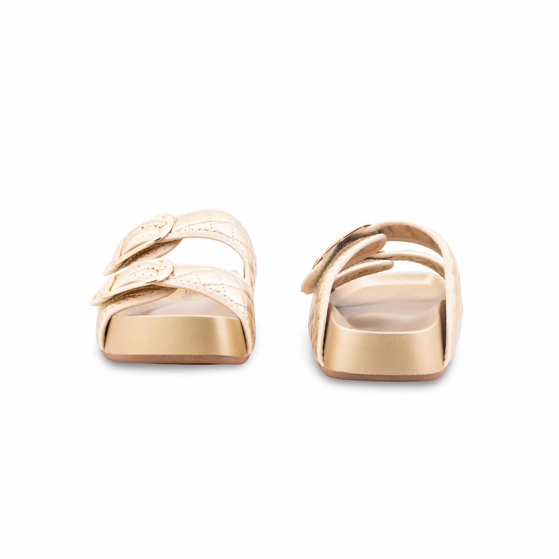 Golden Formal Slipper For Women PU0759 - Image 4