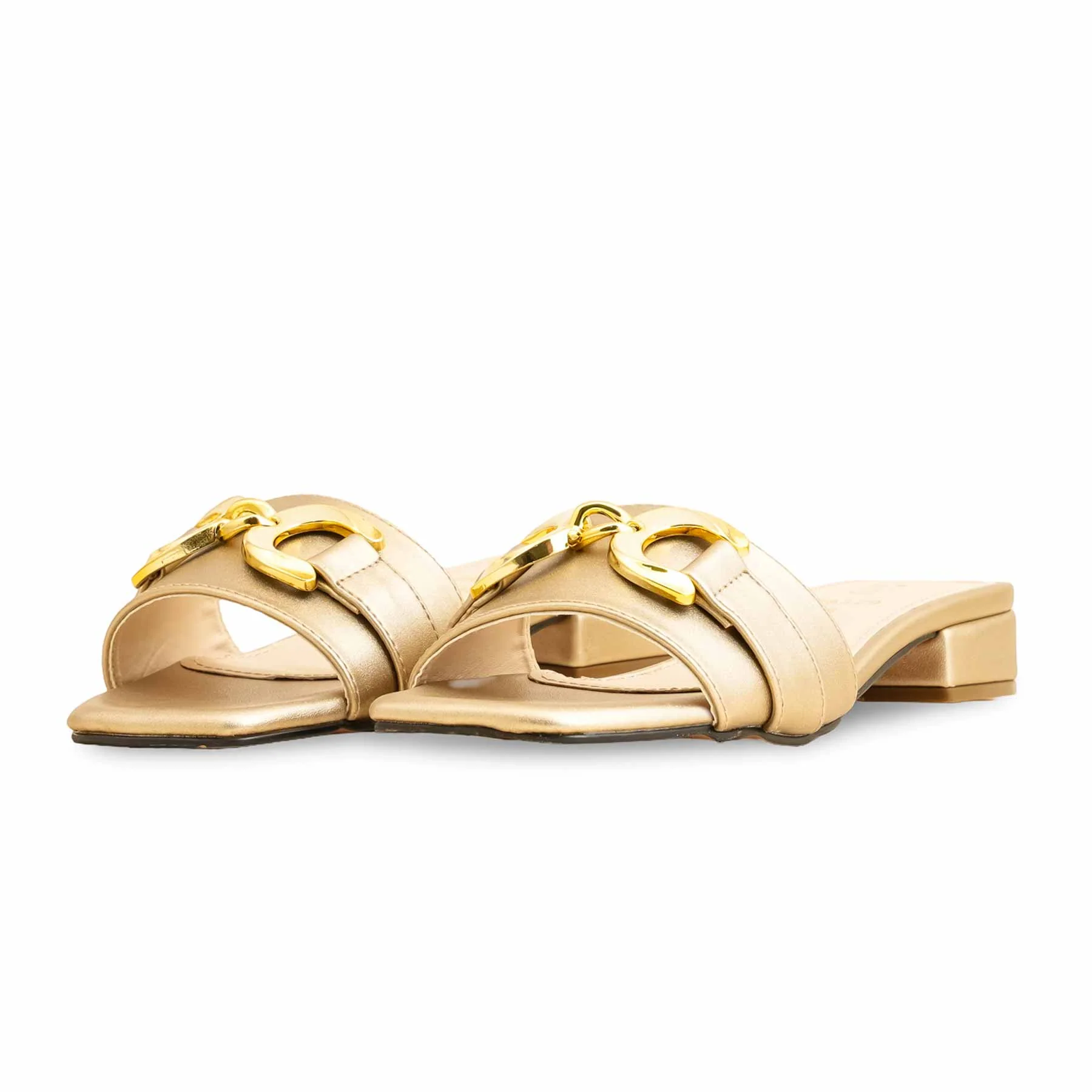 Golden Formal Slipper FR8329 - Image 3