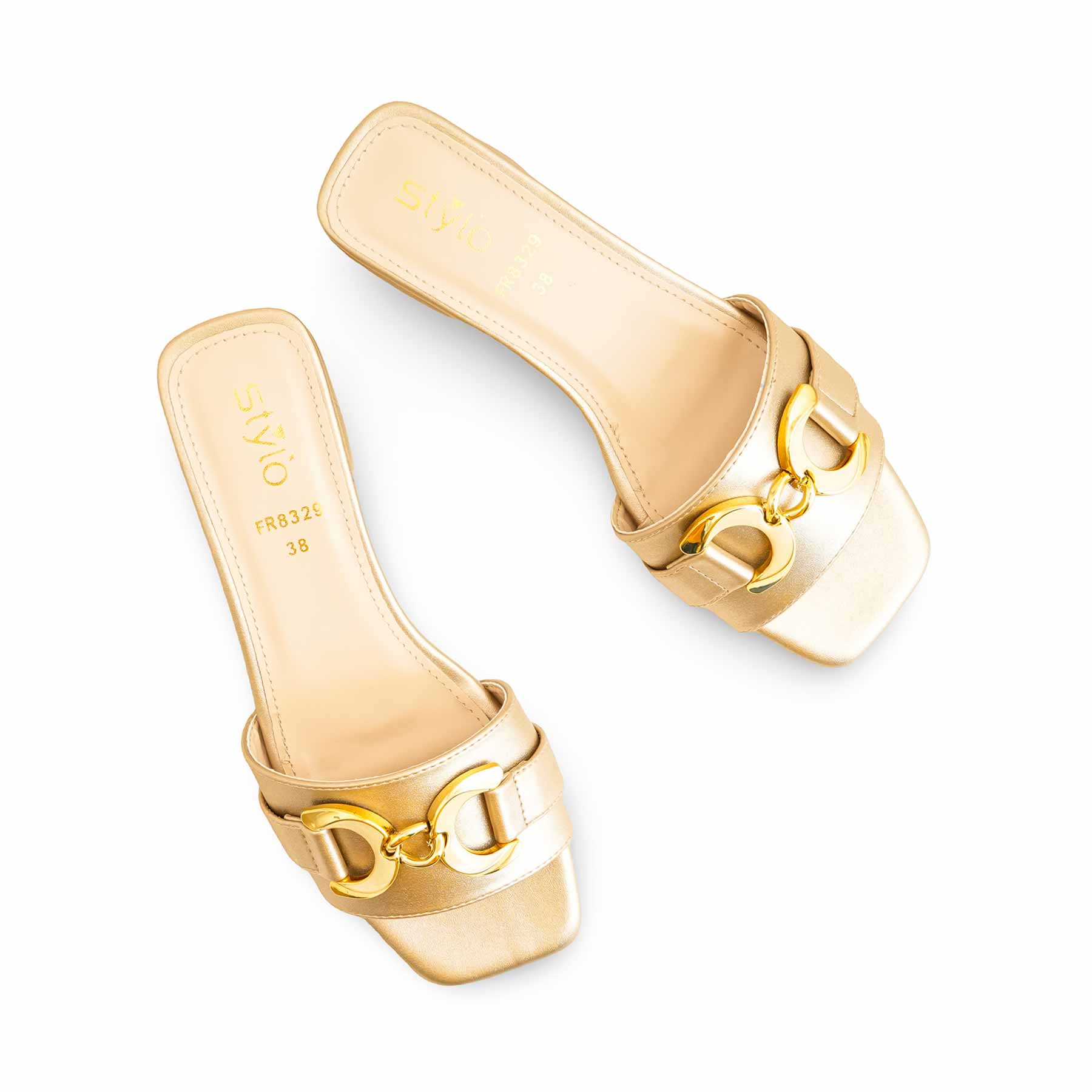 Golden Formal Slipper FR8329 - Image 5