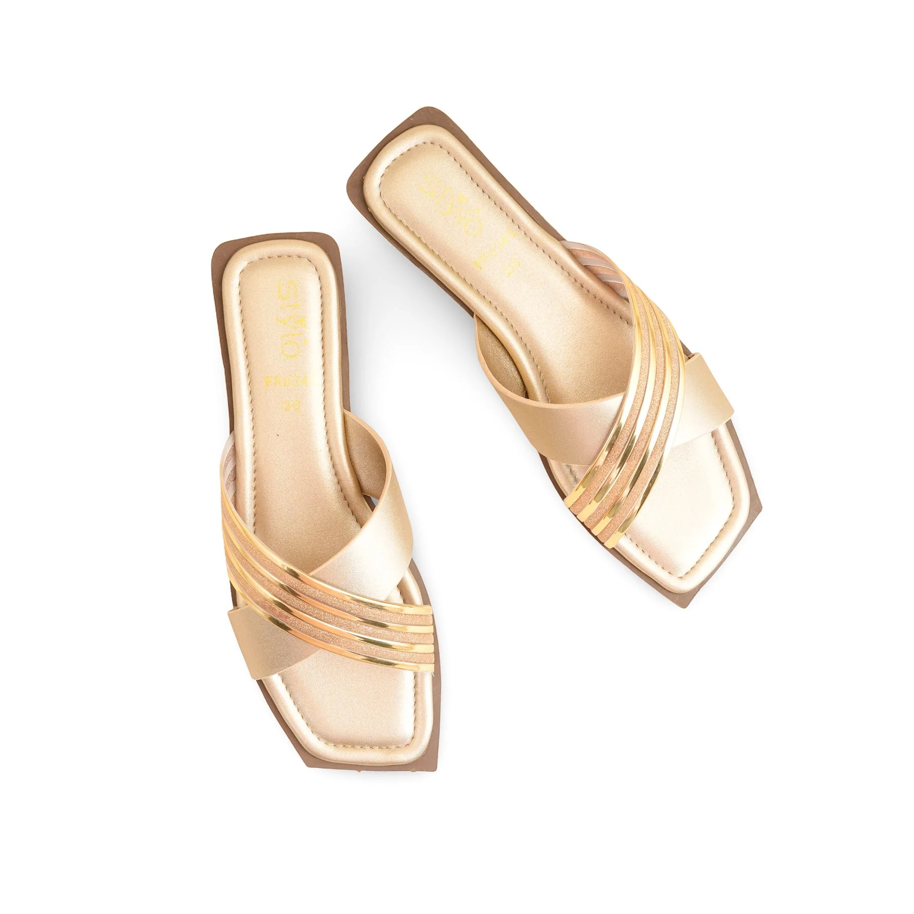 Golden Formal Slipper FR8346 - Image 5