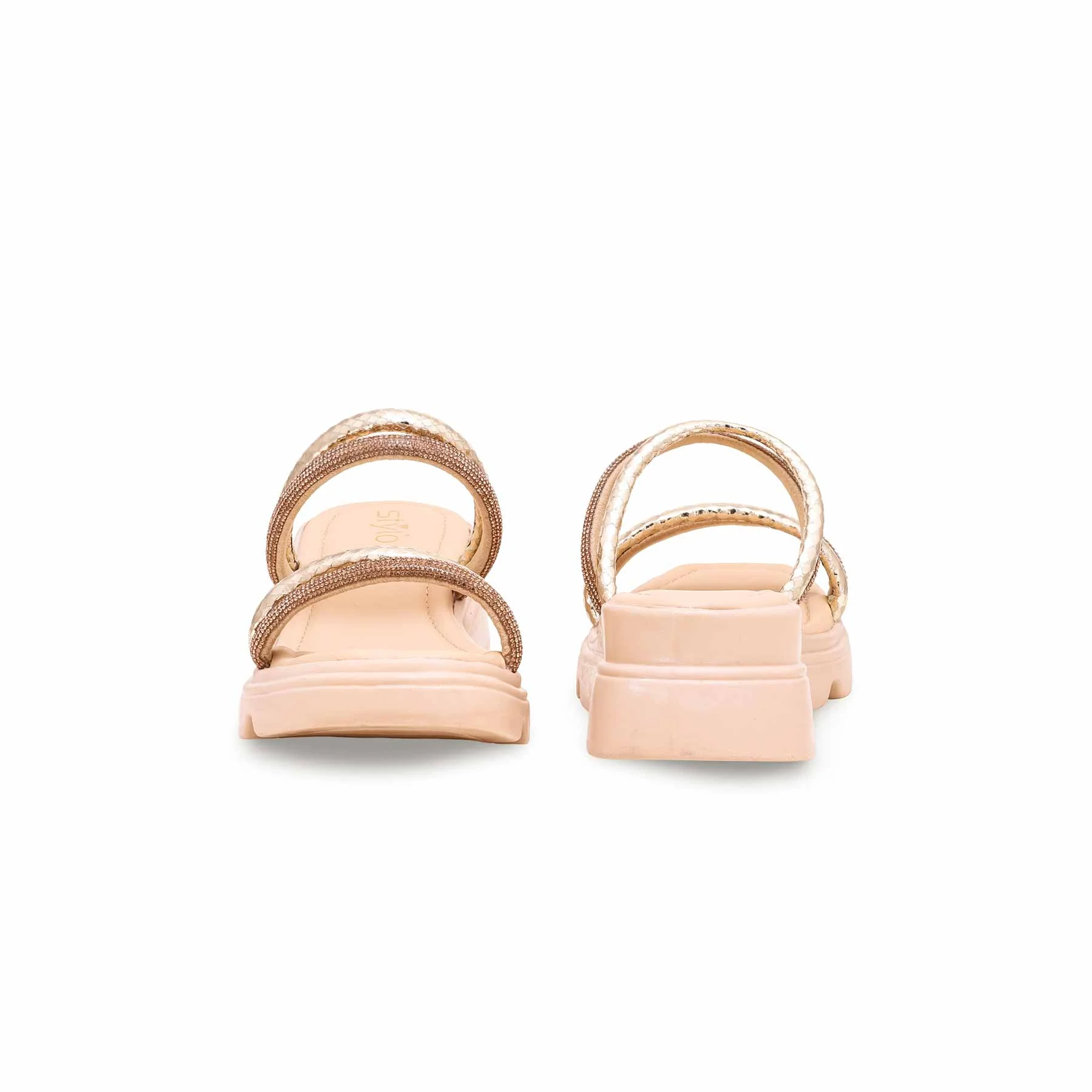 Golden Formal Slipper PU0258 - Image 2