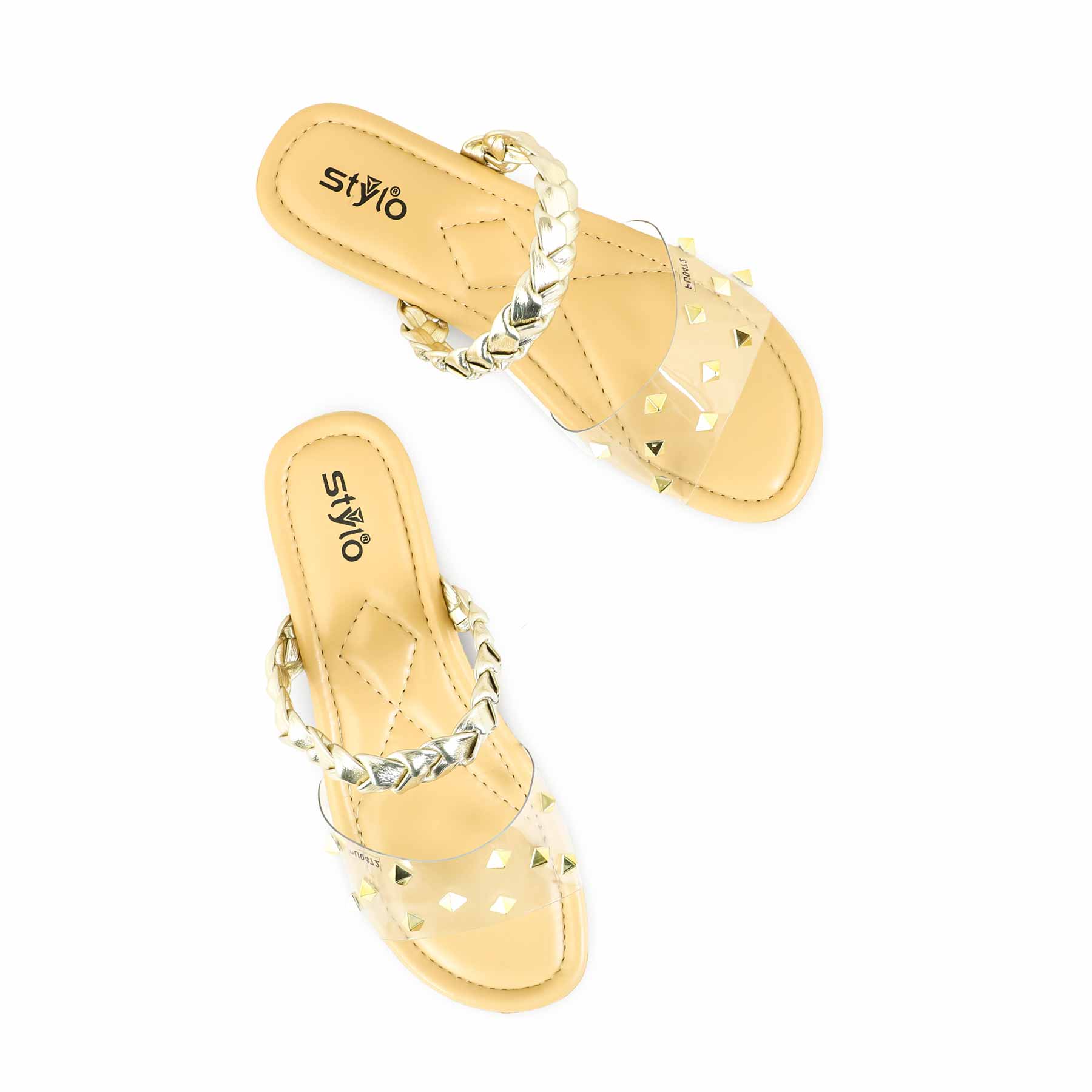 Golden Formal Slipper PU0472 - Image 5