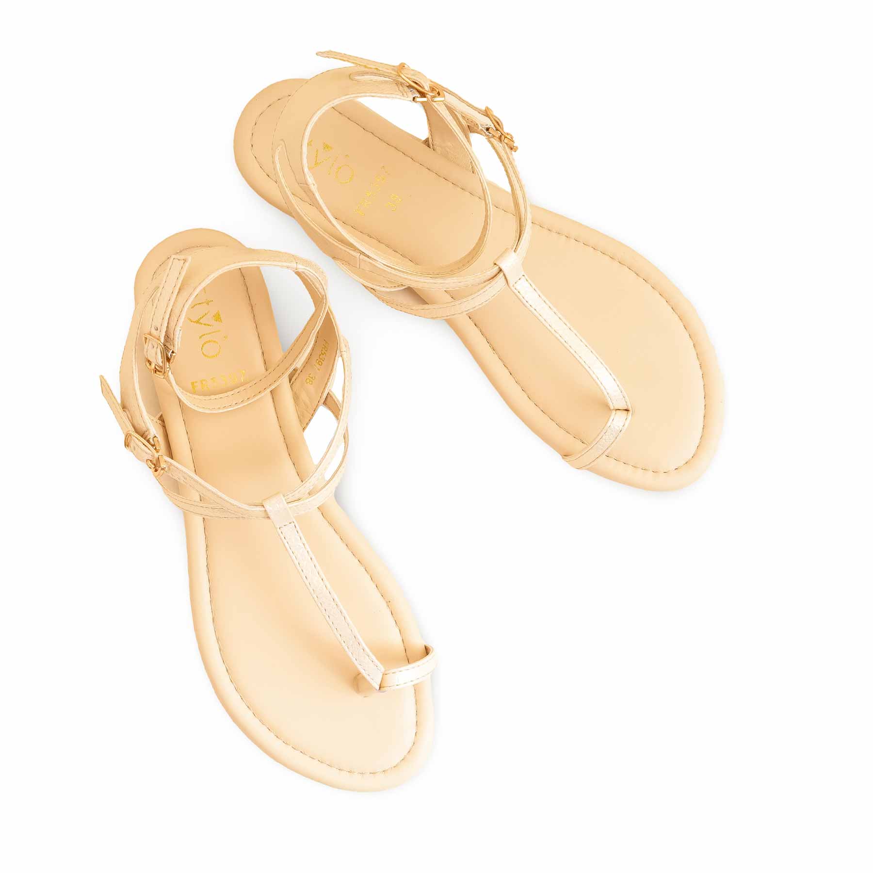 Golden Formal Women Sandal FR5397 - Image 5
