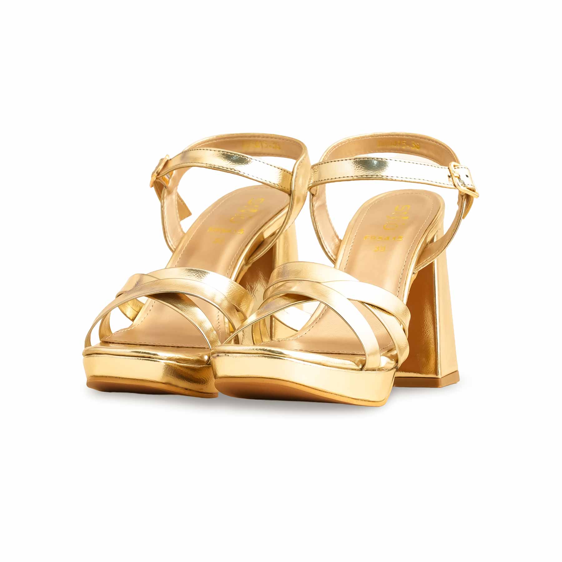Golden Formal Women Sandal FR5415 - Image 3