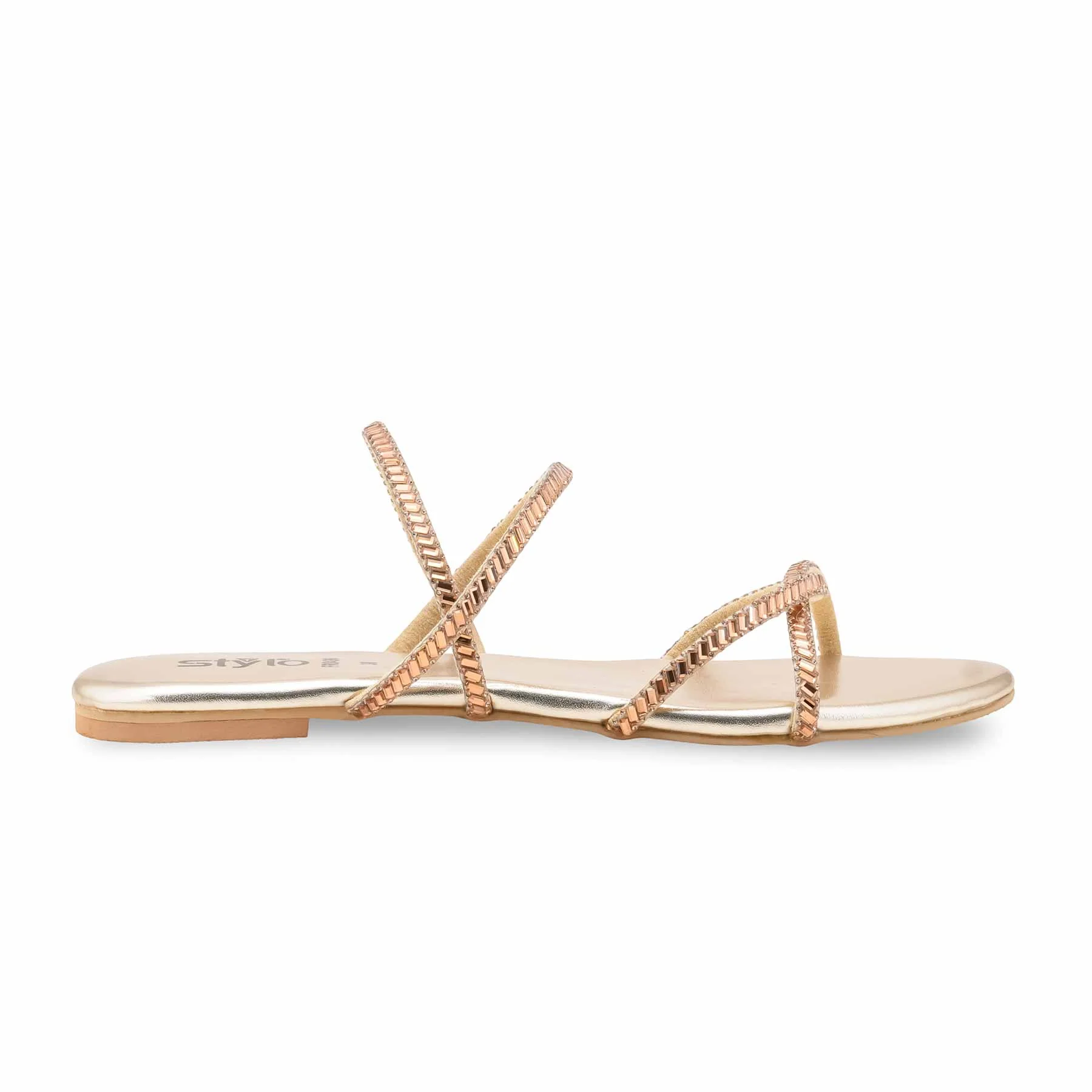 Golden Formal Women Slipper FR8496 - Image 2