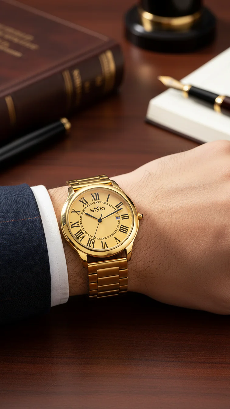 Golden Gents Watch J33929