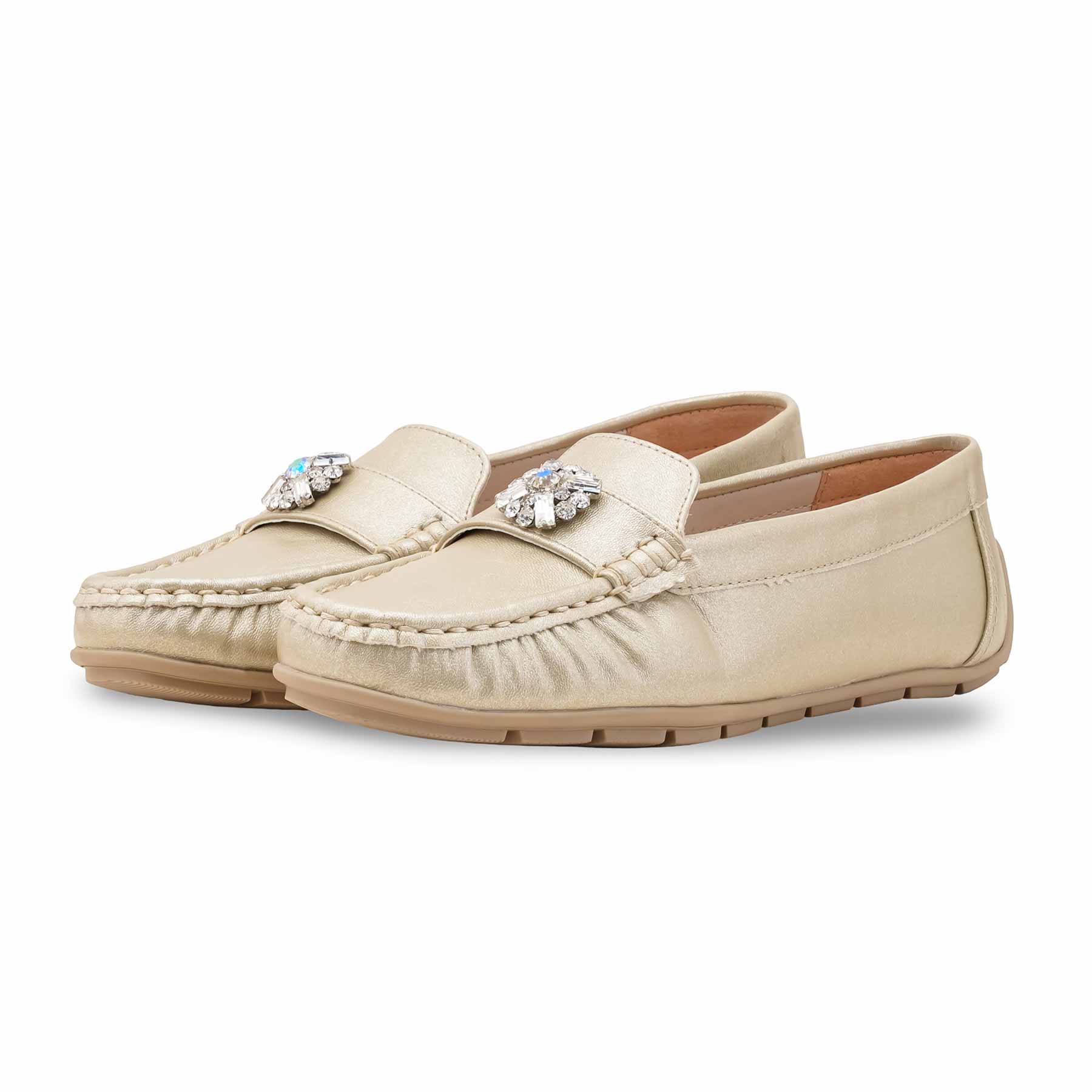 Golden Moccasin For Women WN4577 - Image 3