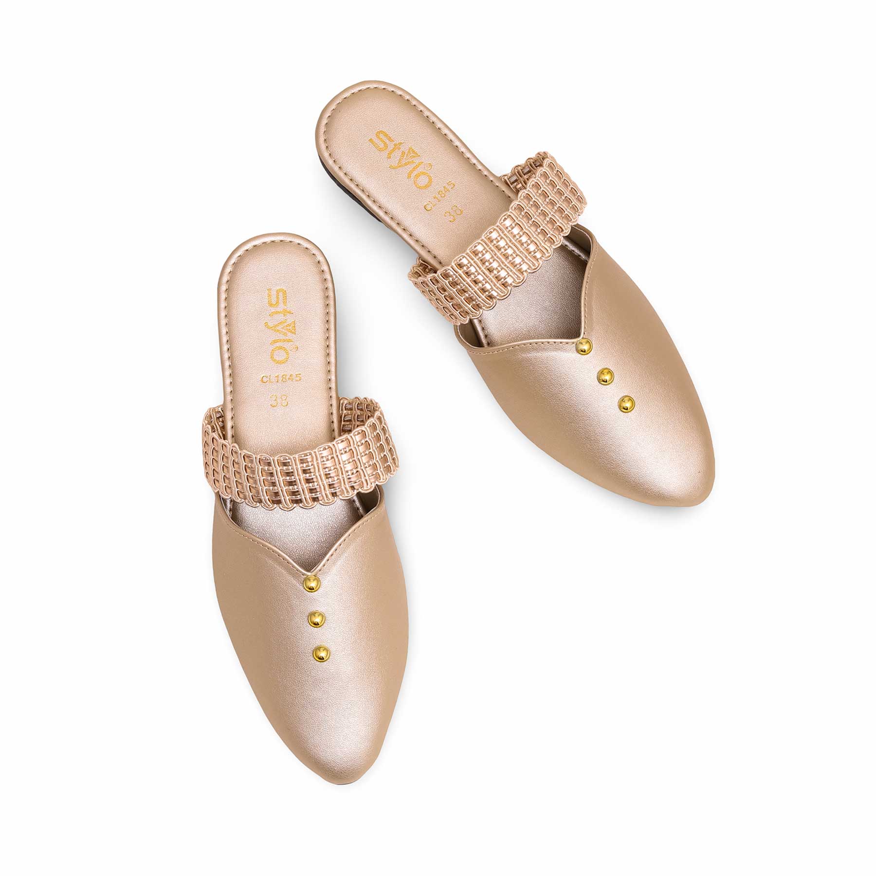 Golden Mule Chappal CL1845 - Image 4